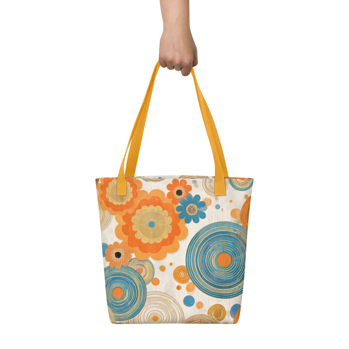 Tote Bag Shopping "ORANGE DREAM" - French Bazar - 4143170_4533
