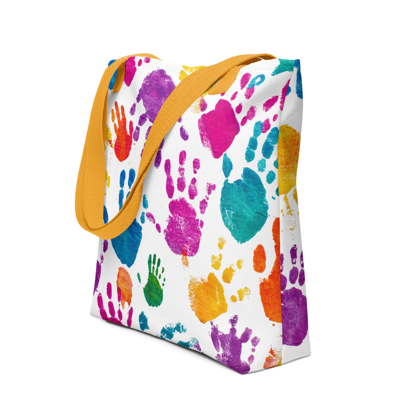 Tote Bag Shopping "PAINTING HANDS" - French Bazar - 6839543_8905