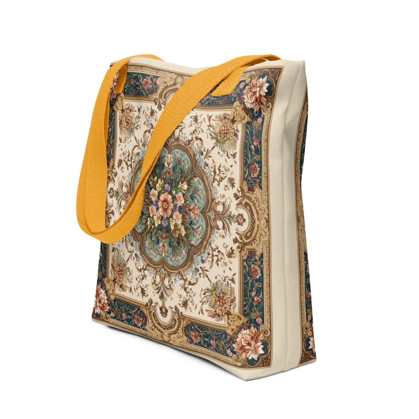 Tote Bag Shopping "CARRÉ FLEURI" - French Bazar - 2971279_8905