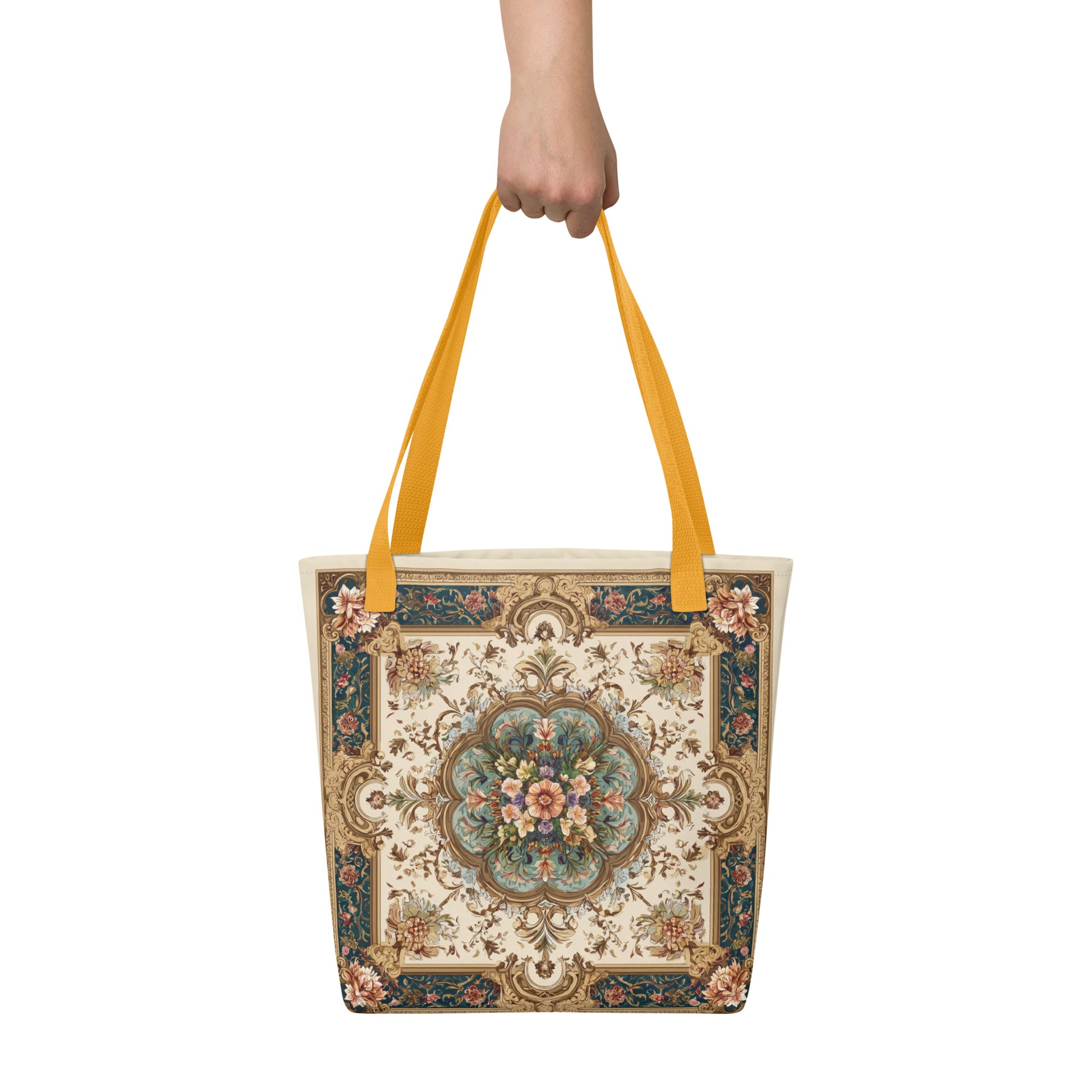 Tote Bag Shopping "CARRÉ FLEURI" - French Bazar - 2971279_4533