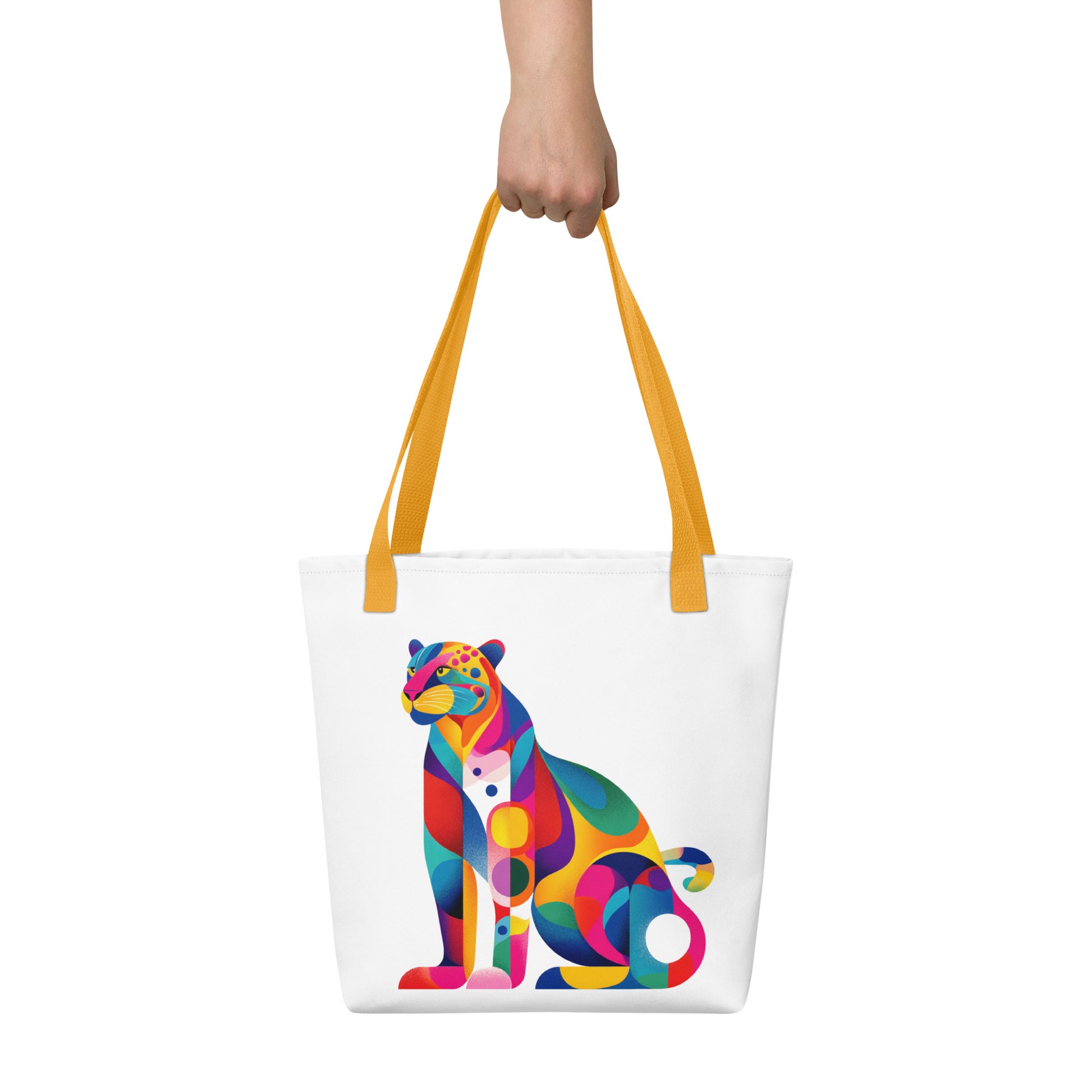 Tote Bag Shopping "COLORFUL JAGUAR" - French Bazar - 2788349_4533