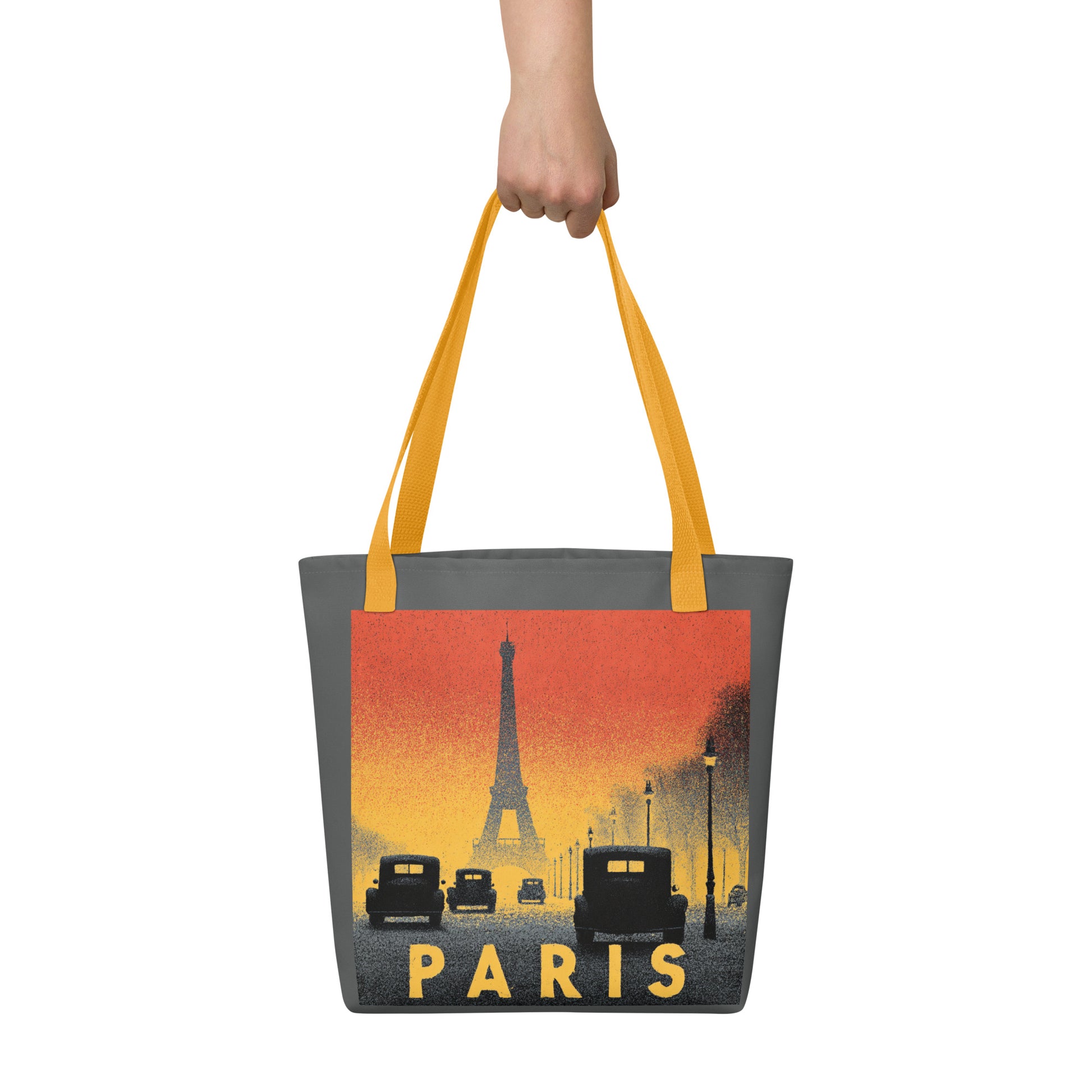 Tote Bag Shopping "PARIS RETRO STREET" - French Bazar - 3909045_4533