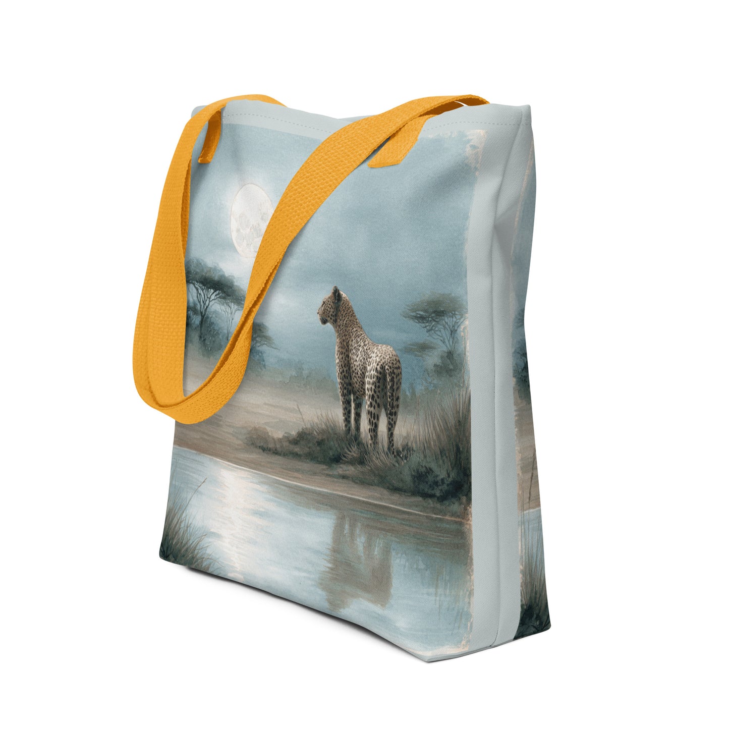 Tote Bag Shopping "LÉOPARD AU CRÉPUSCULE" - French Bazar - 6277220_8905