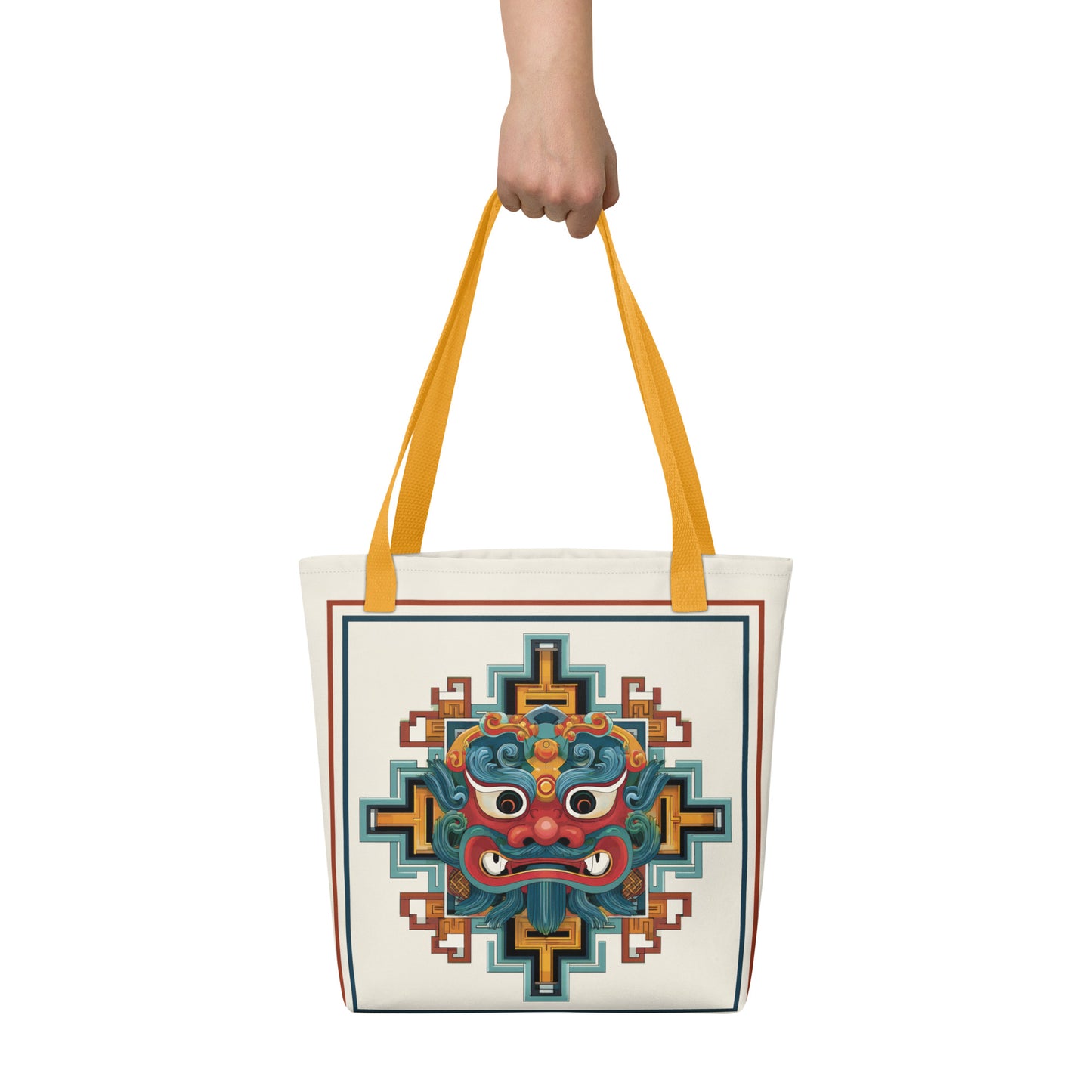 Tote Bag Shopping "MASQUE CHINOIS" - French Bazar - 4425824_4533