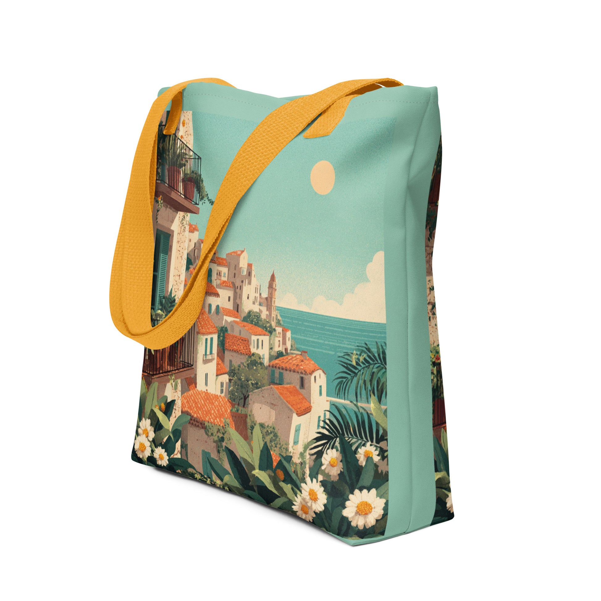 Tote Bag Shopping "VILLAGE MÉDITERRANÉEN" - French Bazar - 1180535_4533