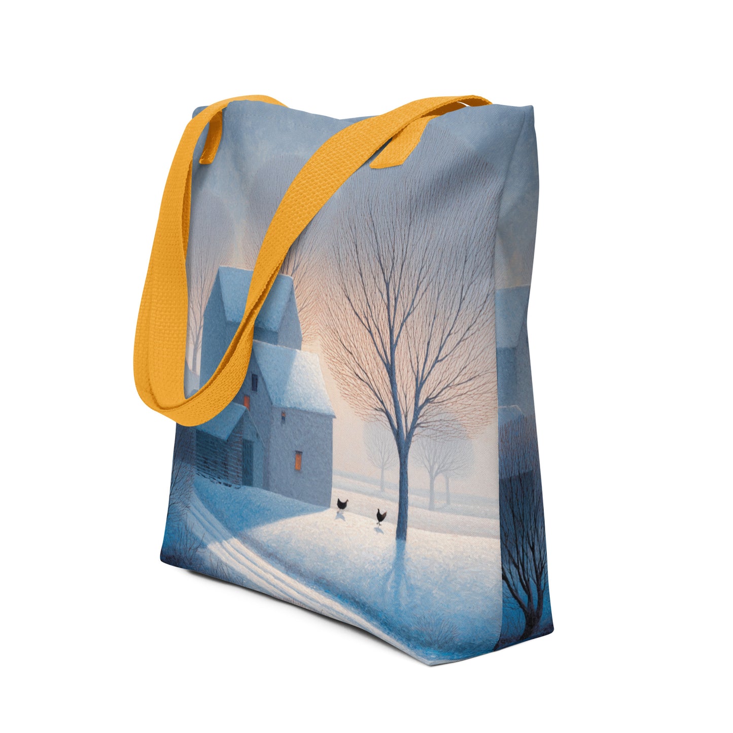 Tote Bag Shopping "FERME EN HIVER"