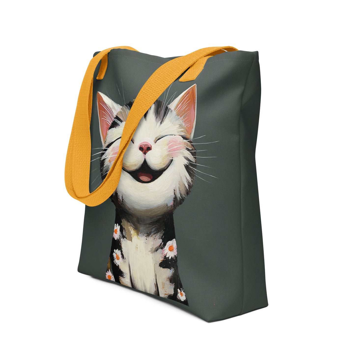 Tote Bag Shopping "LE CHAT RIEUR"