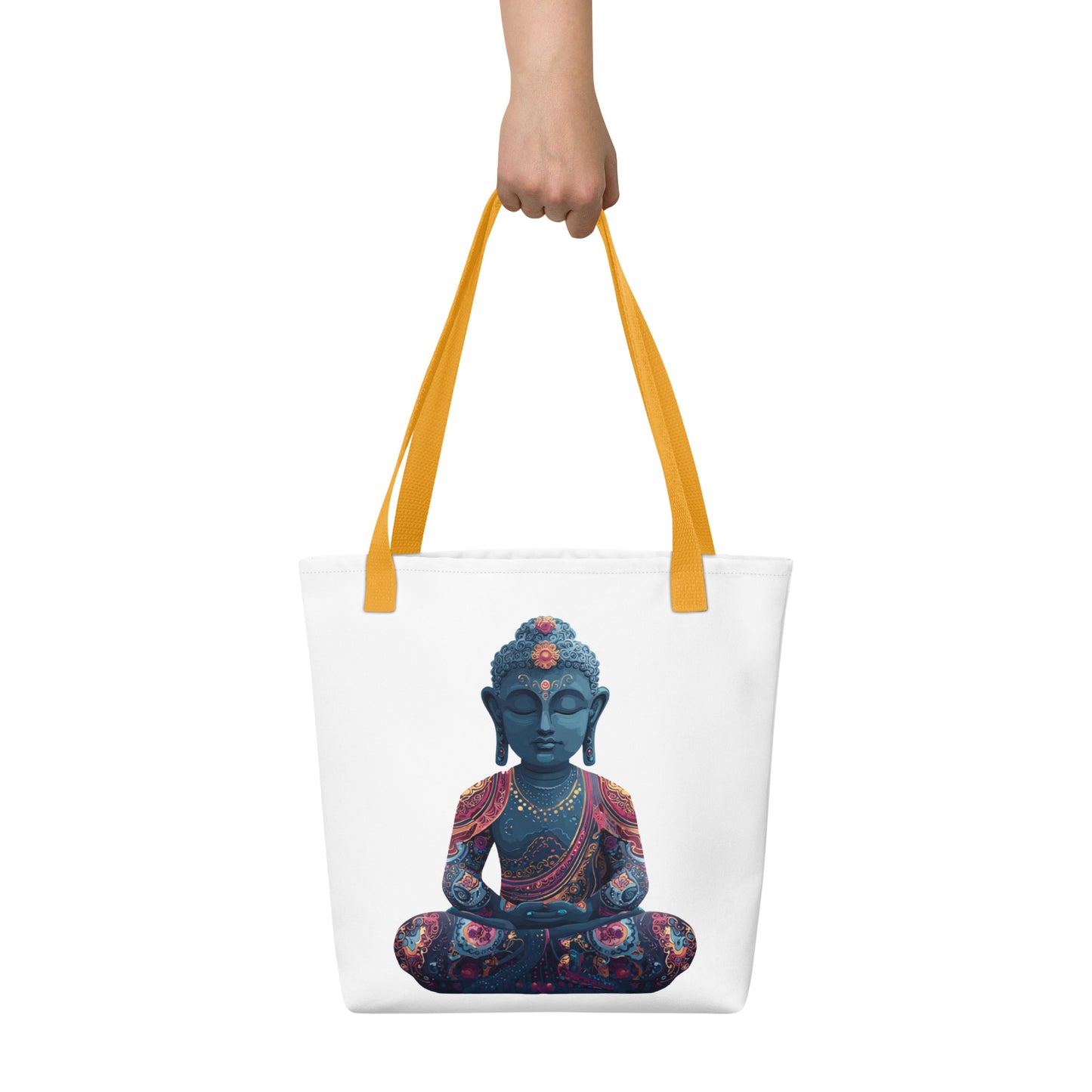 Tote Bag Shopping "BUDDHA BLEU"