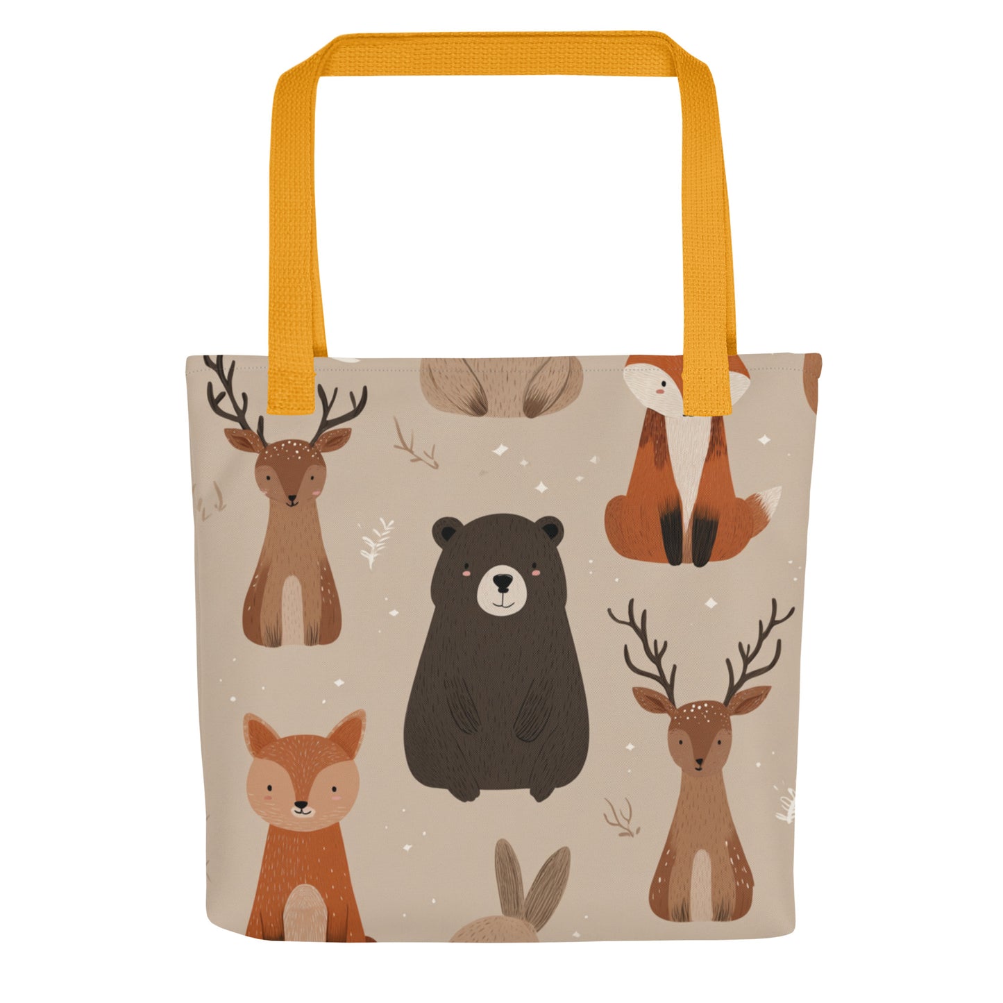 Tote Bag Shopping "ANIMAUX DE LA FORÊT"