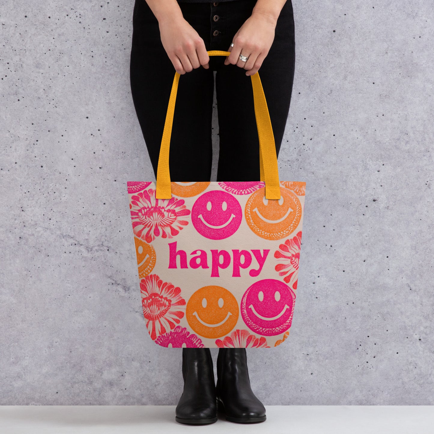 Tote Bag Shopping "HAPPY"