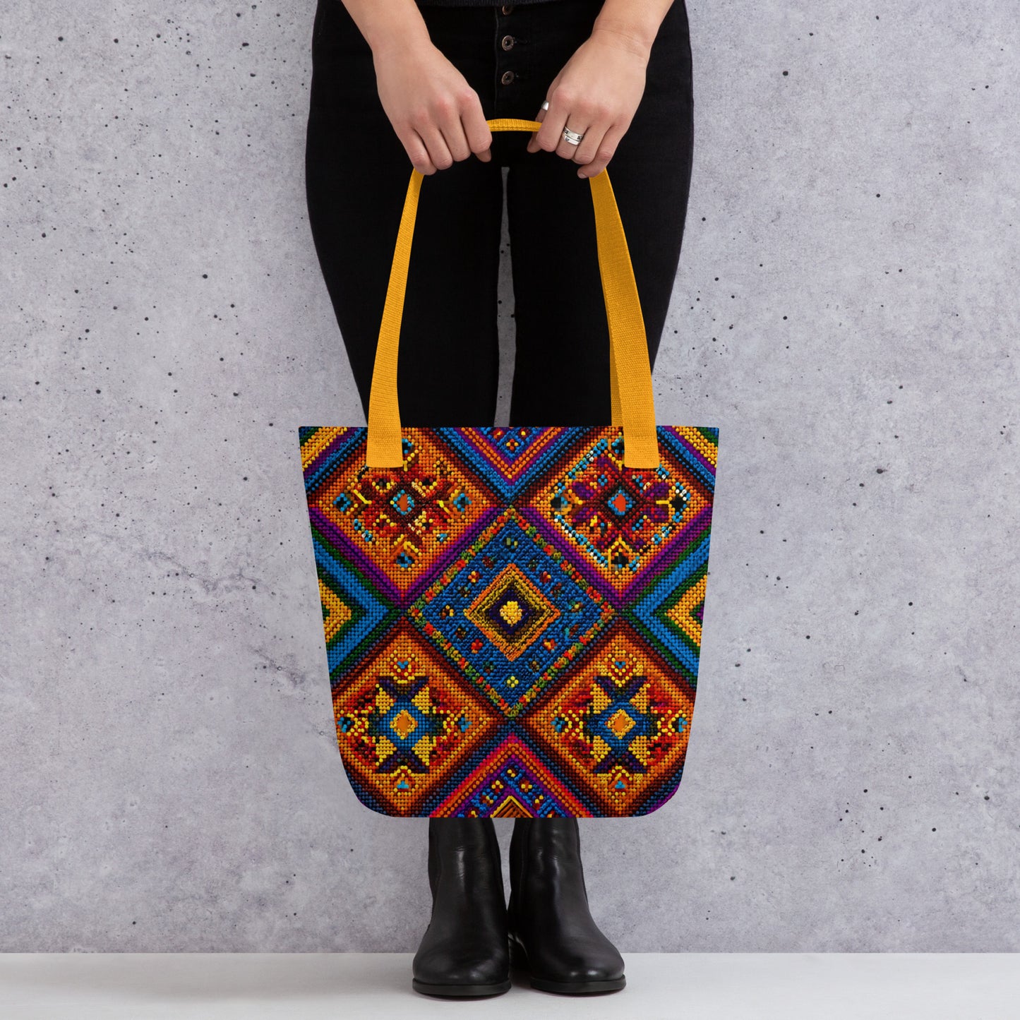 Tote Bag Shopping "MOSAÏQUE AFRICAINE" - French Bazar - 9654869_4533