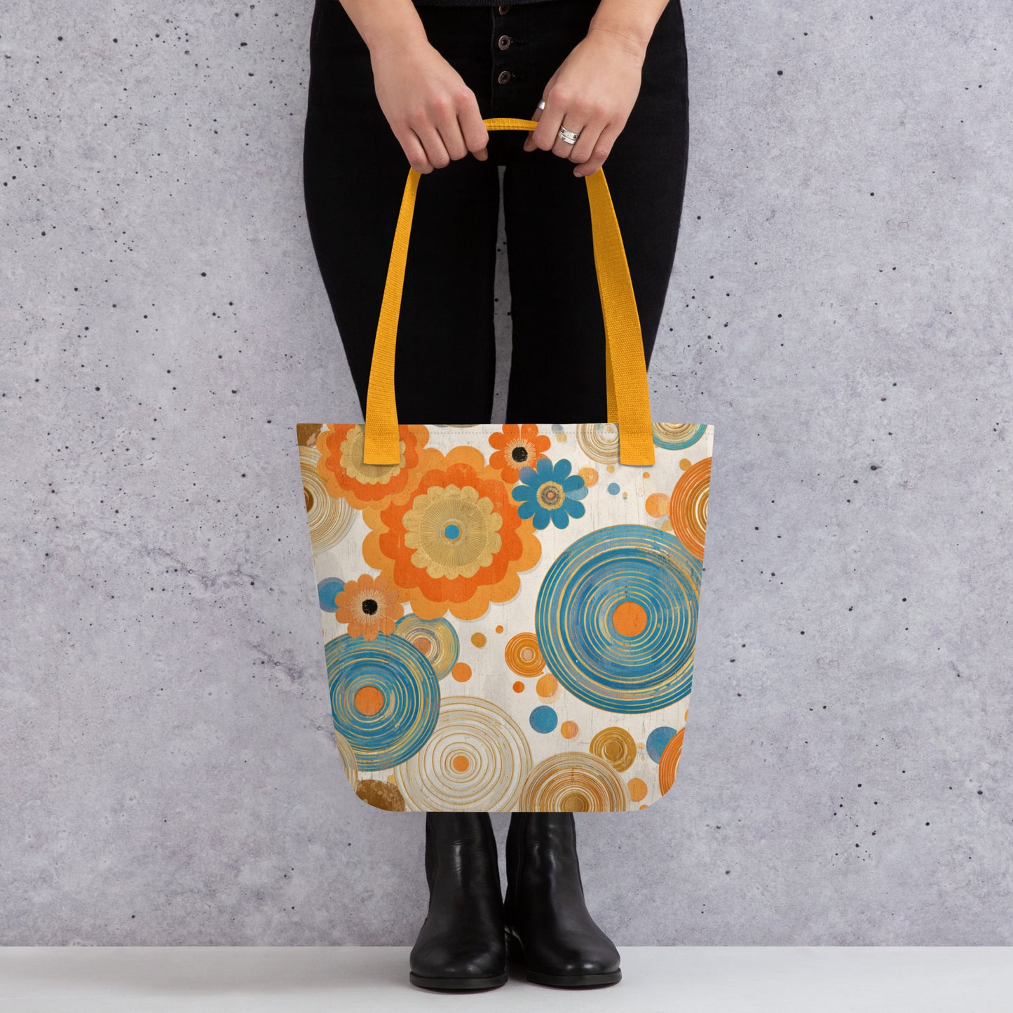 Tote Bag Shopping "ORANGE DREAM" - French Bazar - 4143170_4533