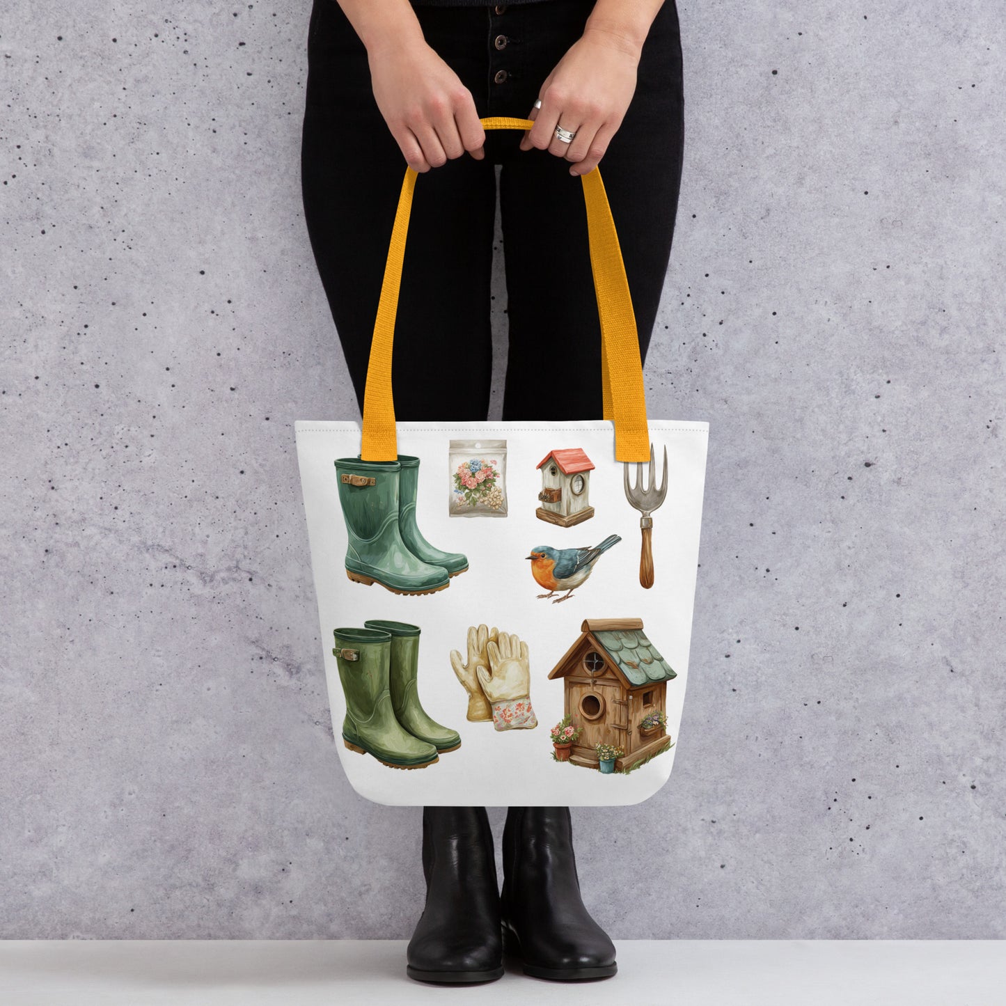 Tote Bag Shopping "AU JARDIN" - French Bazar - 4419309_4533