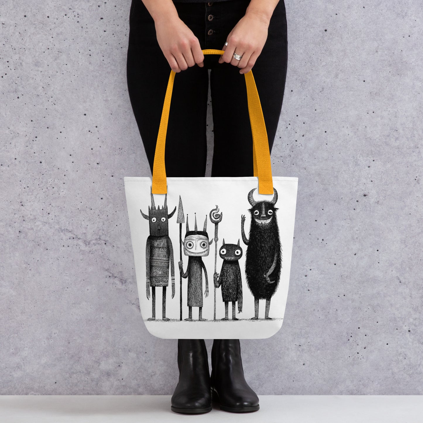 Tote Bag Shopping "ART BRUT" - French Bazar - 9772584_4533