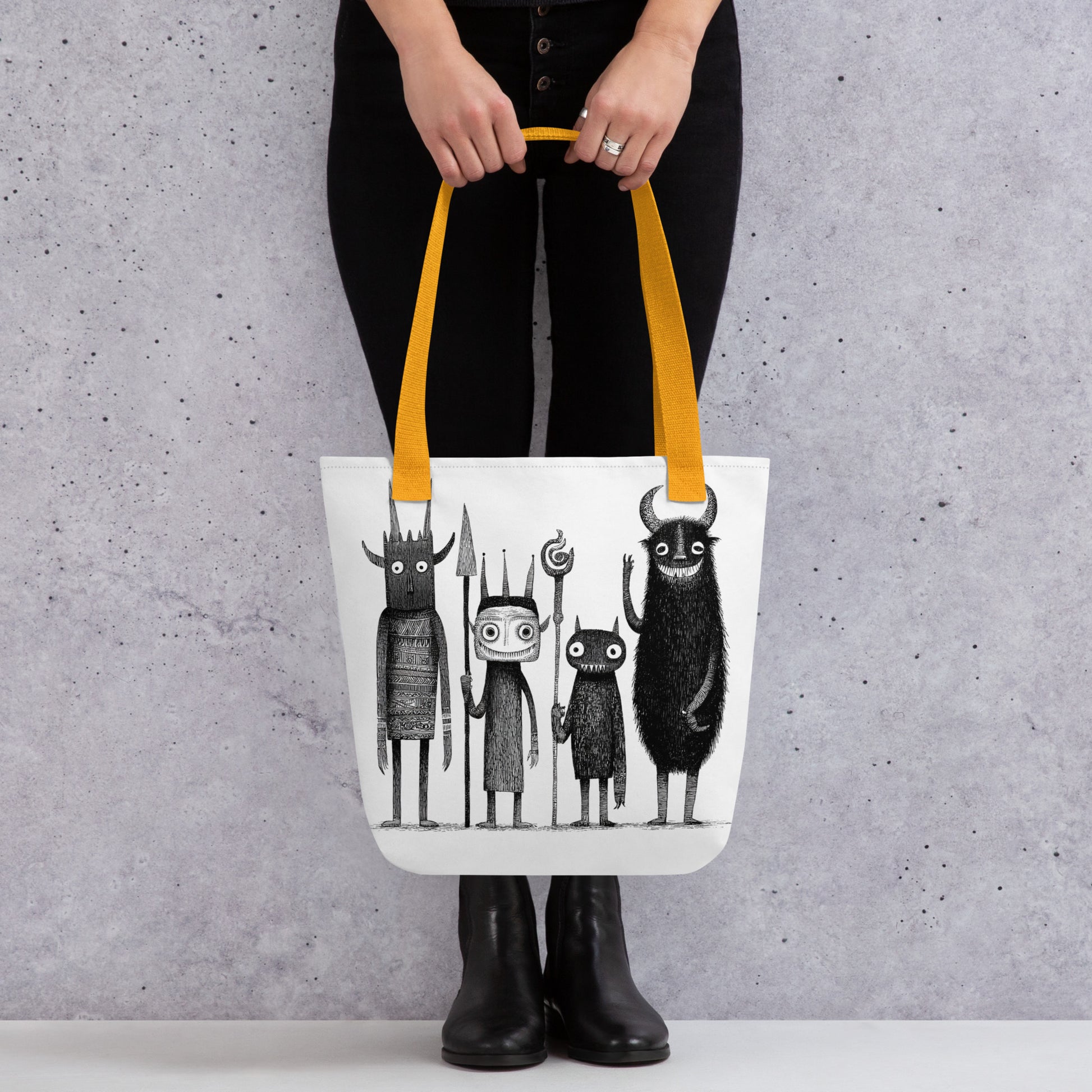 Tote Bag Shopping "ART BRUT" - French Bazar - 9772584_4533