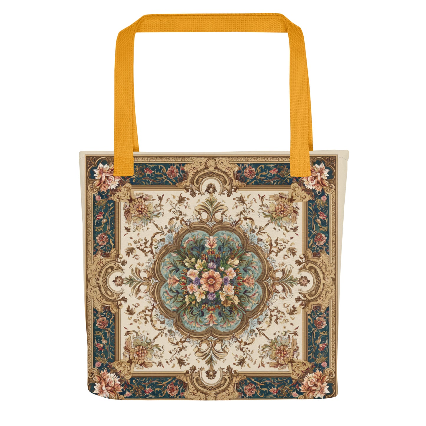 Tote Bag Shopping "CARRÉ FLEURI" - French Bazar - 2971279_4533
