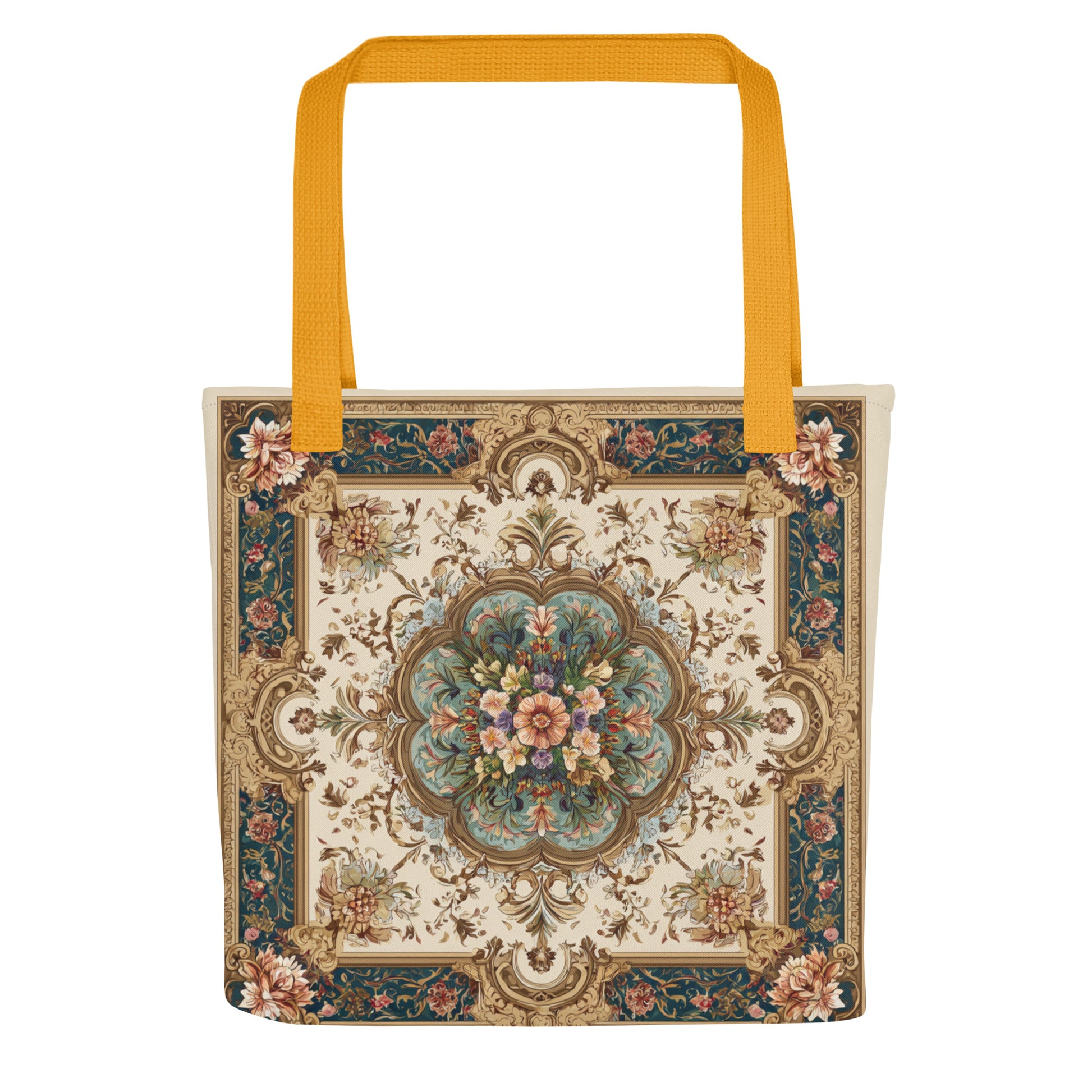 Tote Bag Shopping "CARRÉ FLEURI" - French Bazar - 2971279_4533