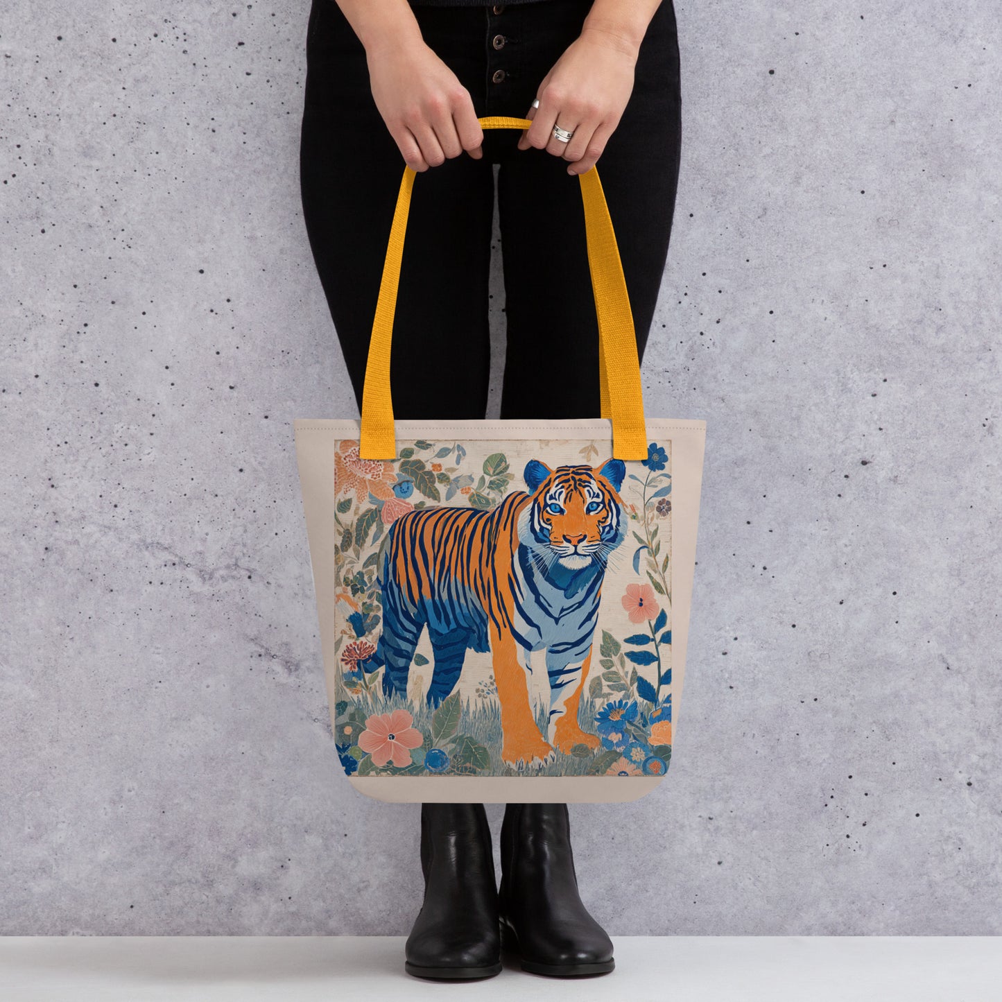 Tote Bag Shopping "BLUE TIGER" - French Bazar - 6999406_4533