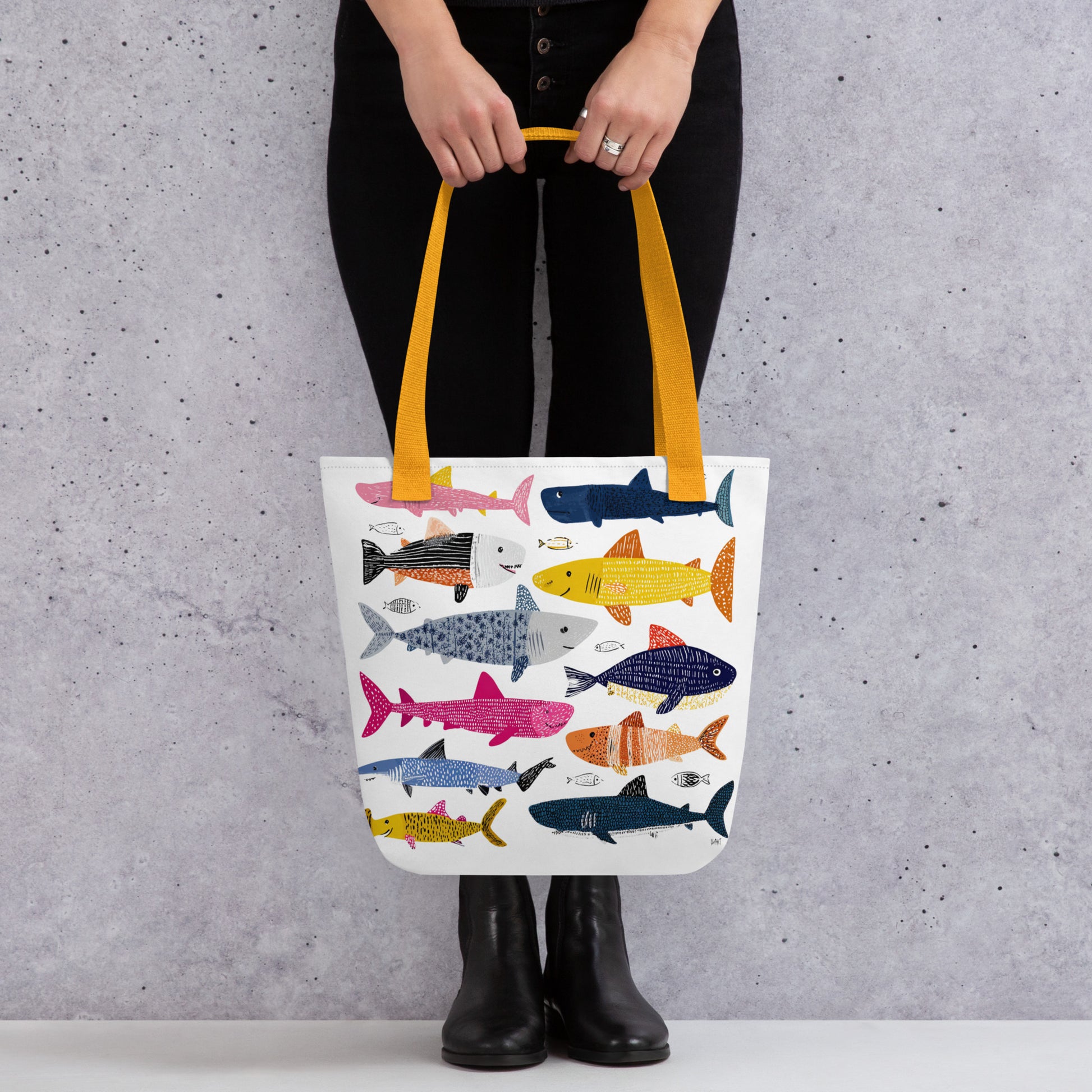 Tote Bag Shopping "SHARKS" - French Bazar - 7782628_4533