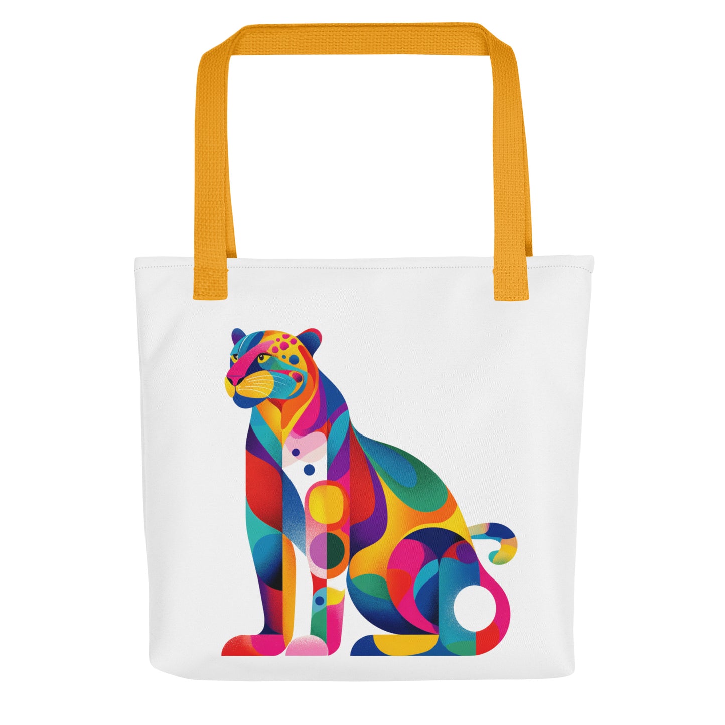 Tote Bag Shopping "COLORFUL JAGUAR" - French Bazar - 2788349_4533