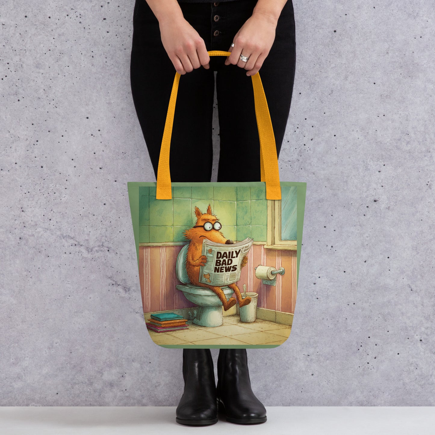 Tote Bag Shopping "DAILY BAD NEWS" - French Bazar - 6295148_4533