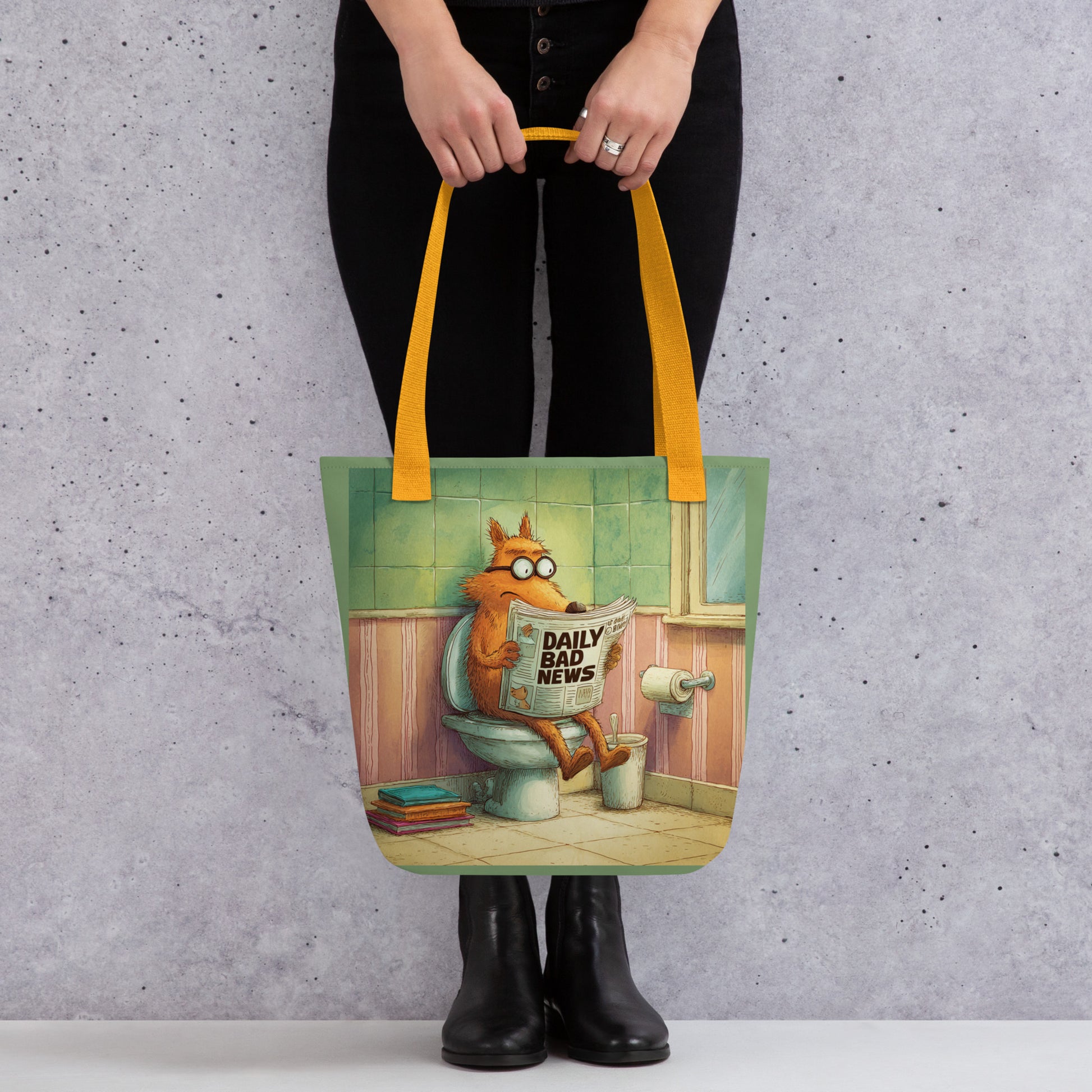 Tote Bag Shopping "DAILY BAD NEWS" - French Bazar - 6295148_4533