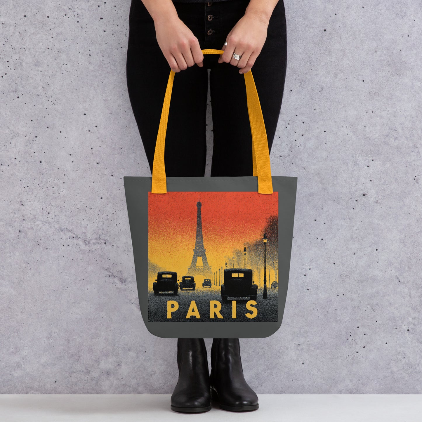 Tote Bag Shopping "PARIS RETRO STREET" - French Bazar - 3909045_4533