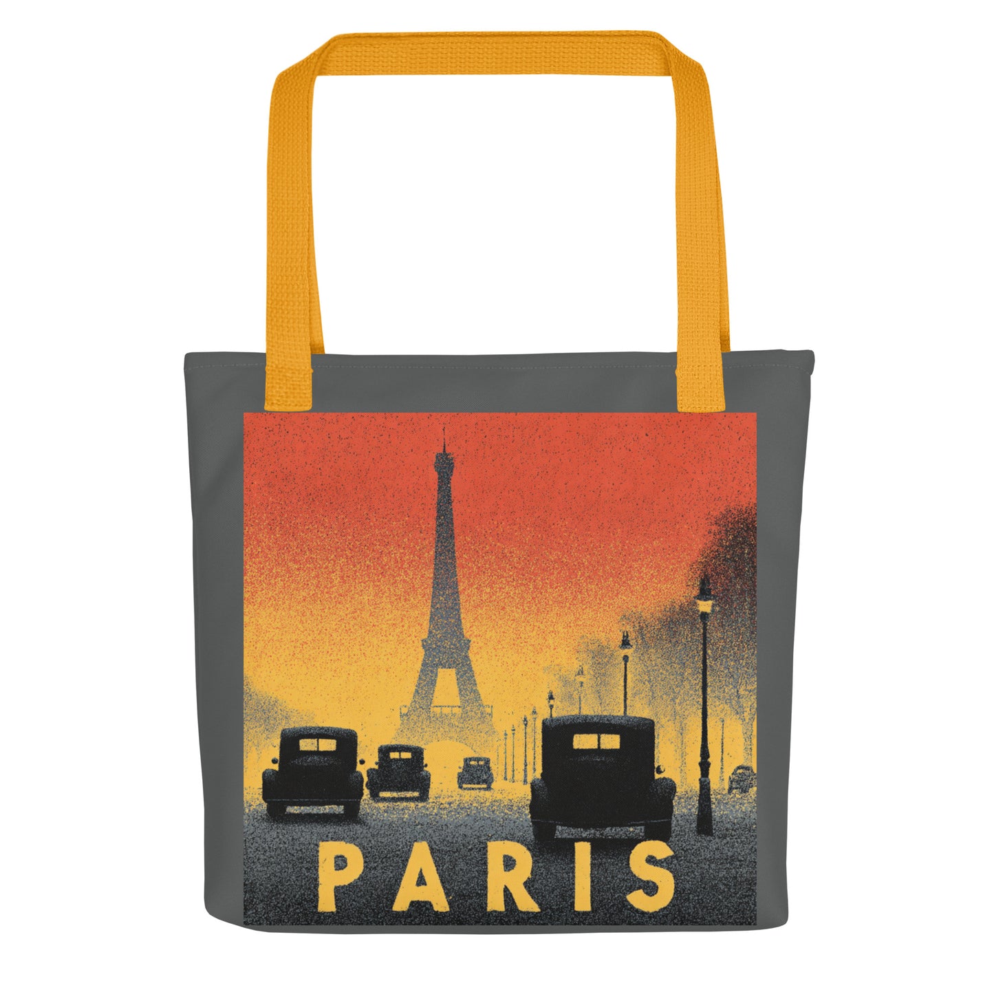 Tote Bag Shopping "PARIS RETRO STREET" - French Bazar - 3909045_4533