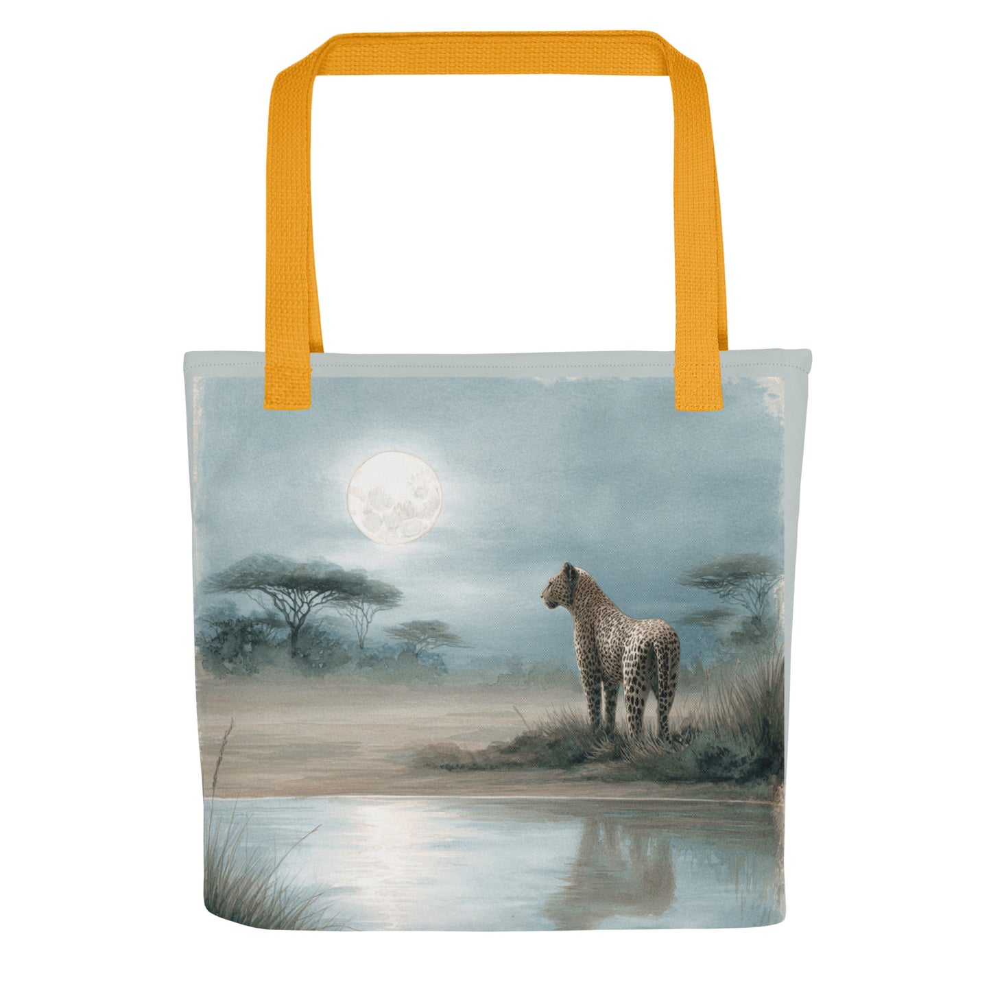 Tote Bag Shopping "LÉOPARD AU CRÉPUSCULE" - French Bazar - 6277220_4533