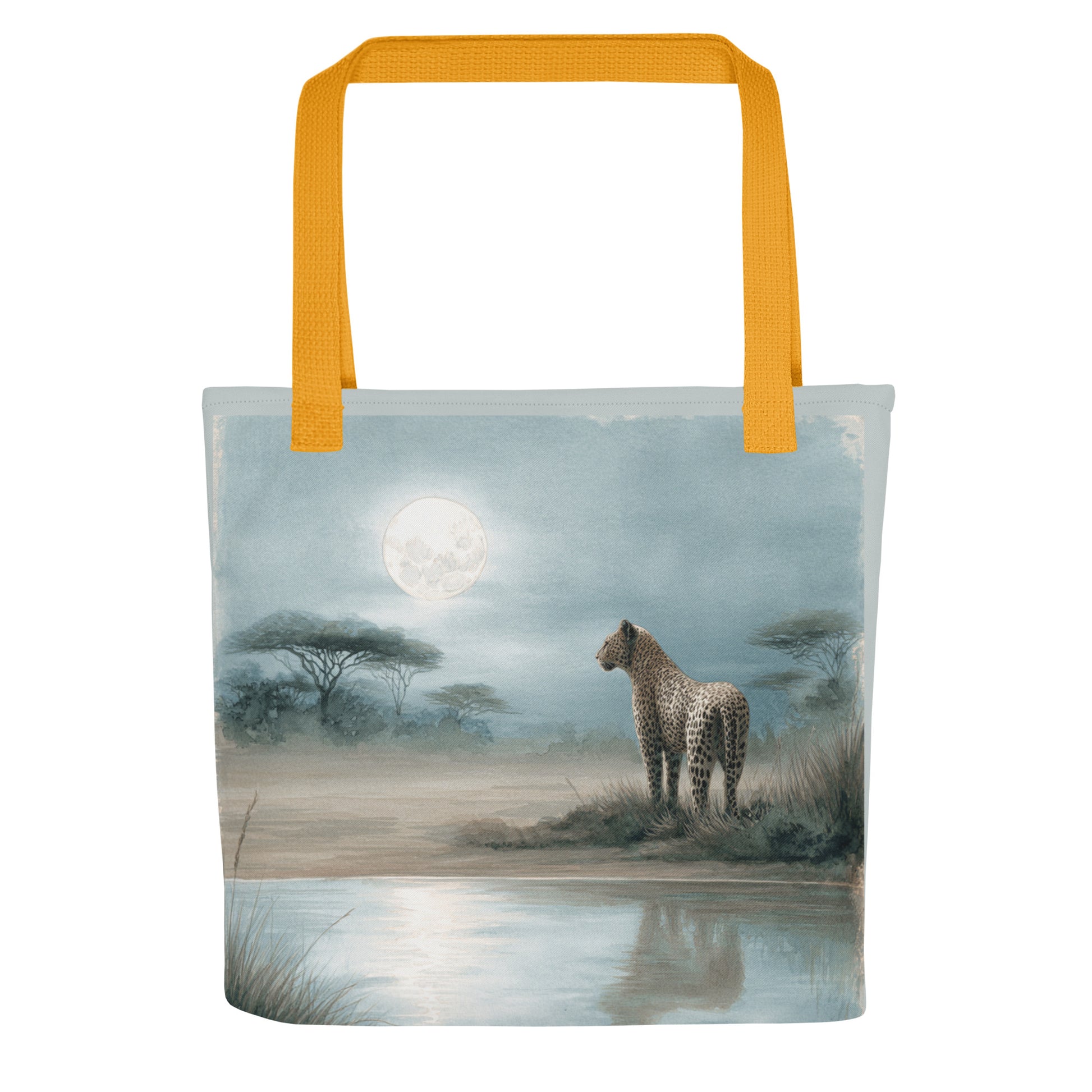 Tote Bag Shopping "LÉOPARD AU CRÉPUSCULE" - French Bazar - 6277220_4533