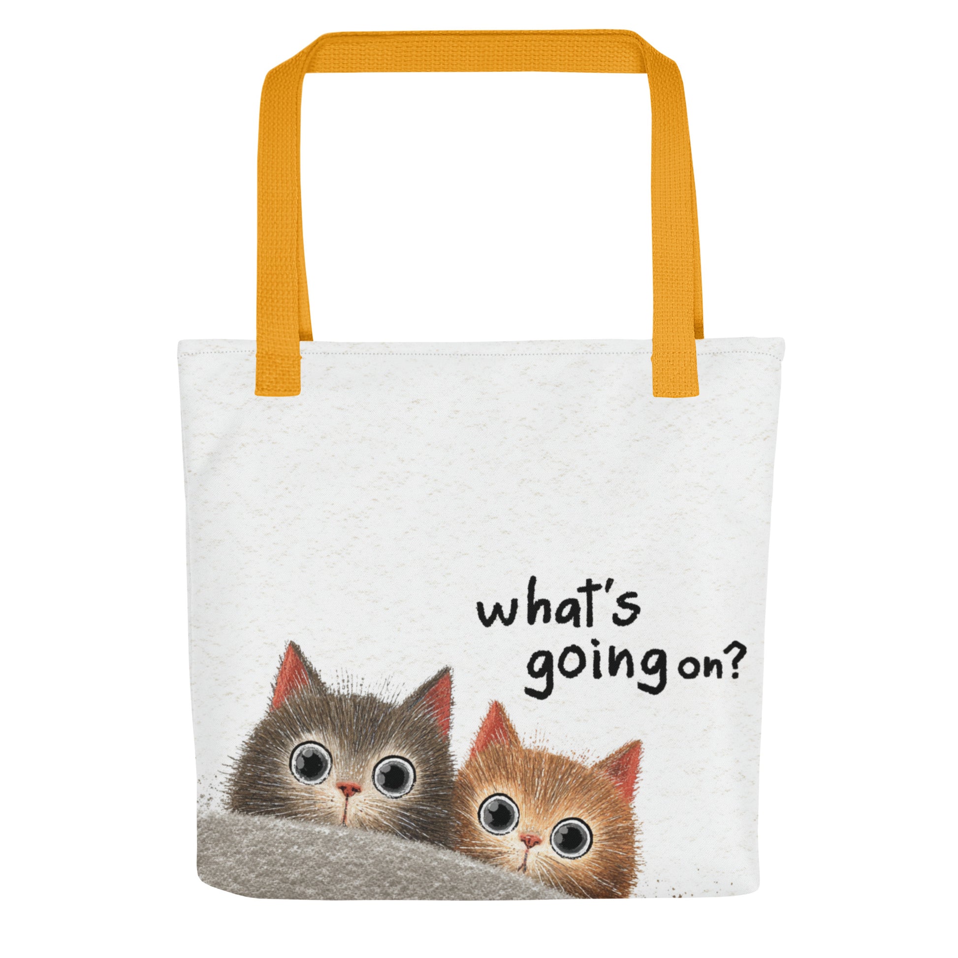 Tote Bag Shopping "WHAT'S GOING ON?" - French Bazar - 5158778_4533