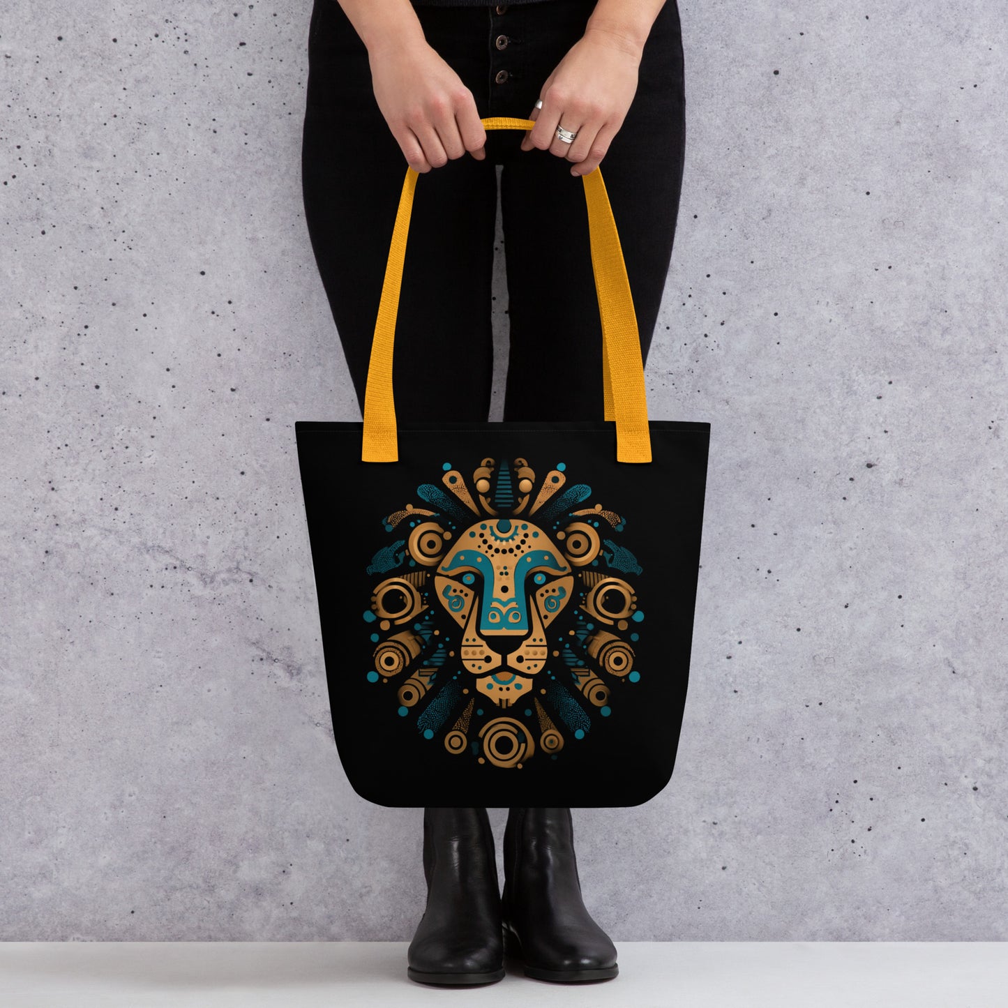 Tote Bag Shopping "GOLDEN LION" - French Bazar - 2269805_4533