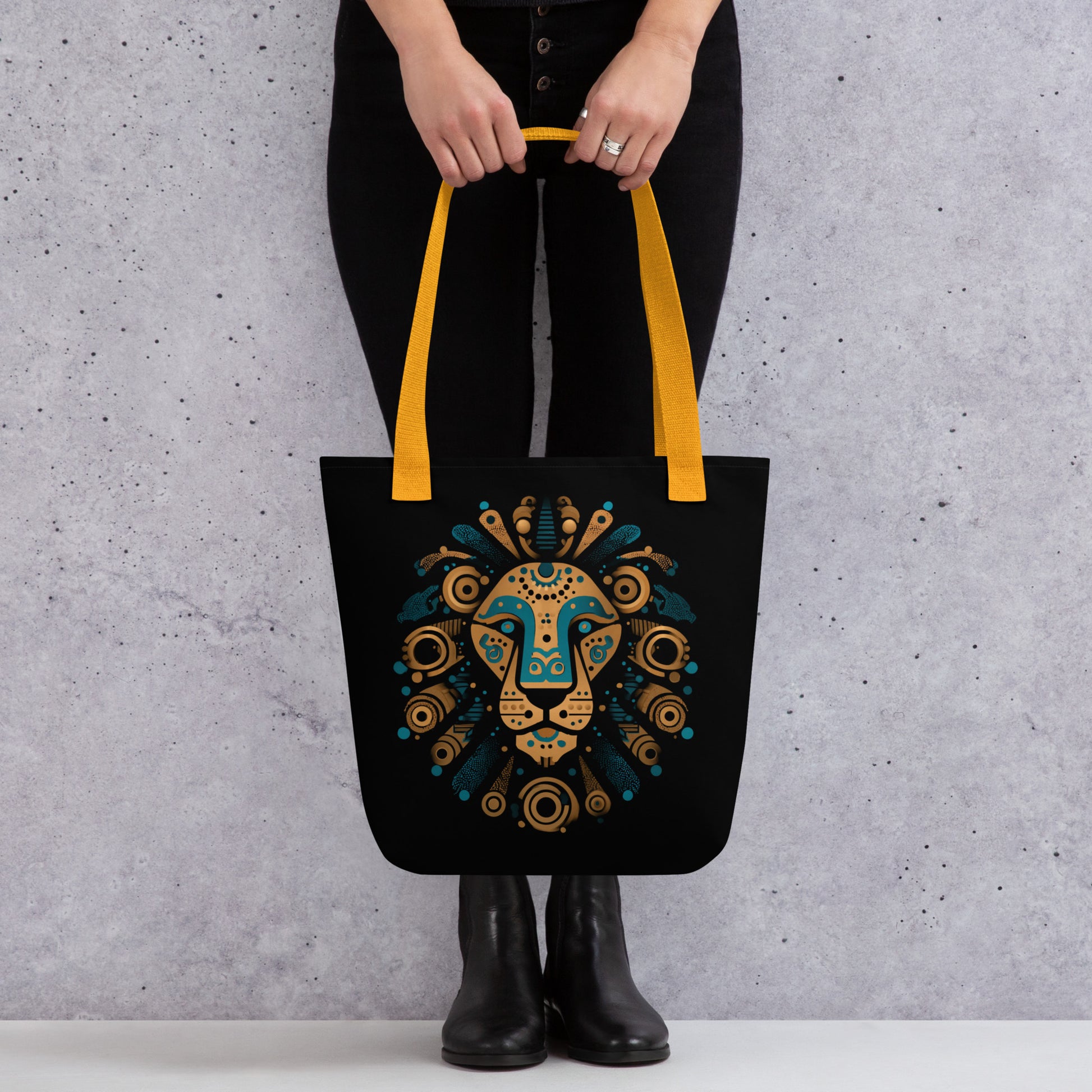 Tote Bag Shopping "GOLDEN LION" - French Bazar - 2269805_4533