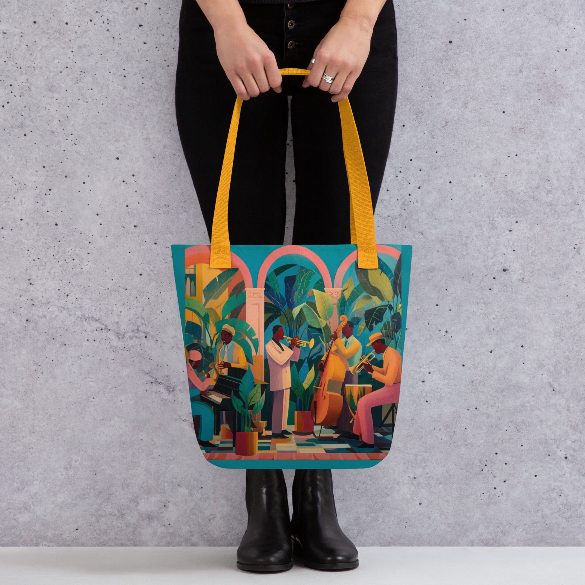 Tote Bag Shopping "JAZZ ORCHESTRA" - French Bazar - 6251578_4533