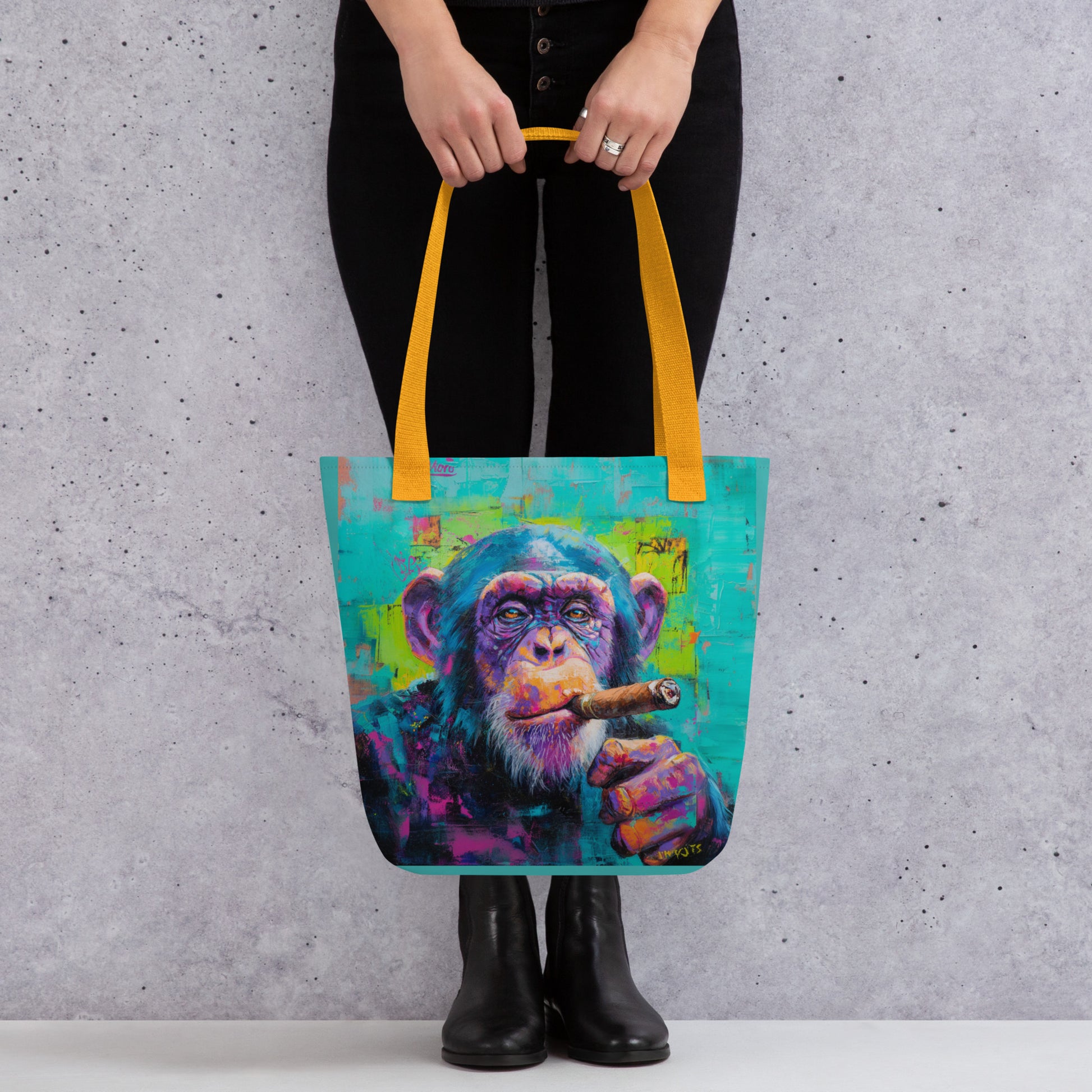 Tote Bag Shopping "SMOKING MONKEY" - French Bazar - 8892600_4533