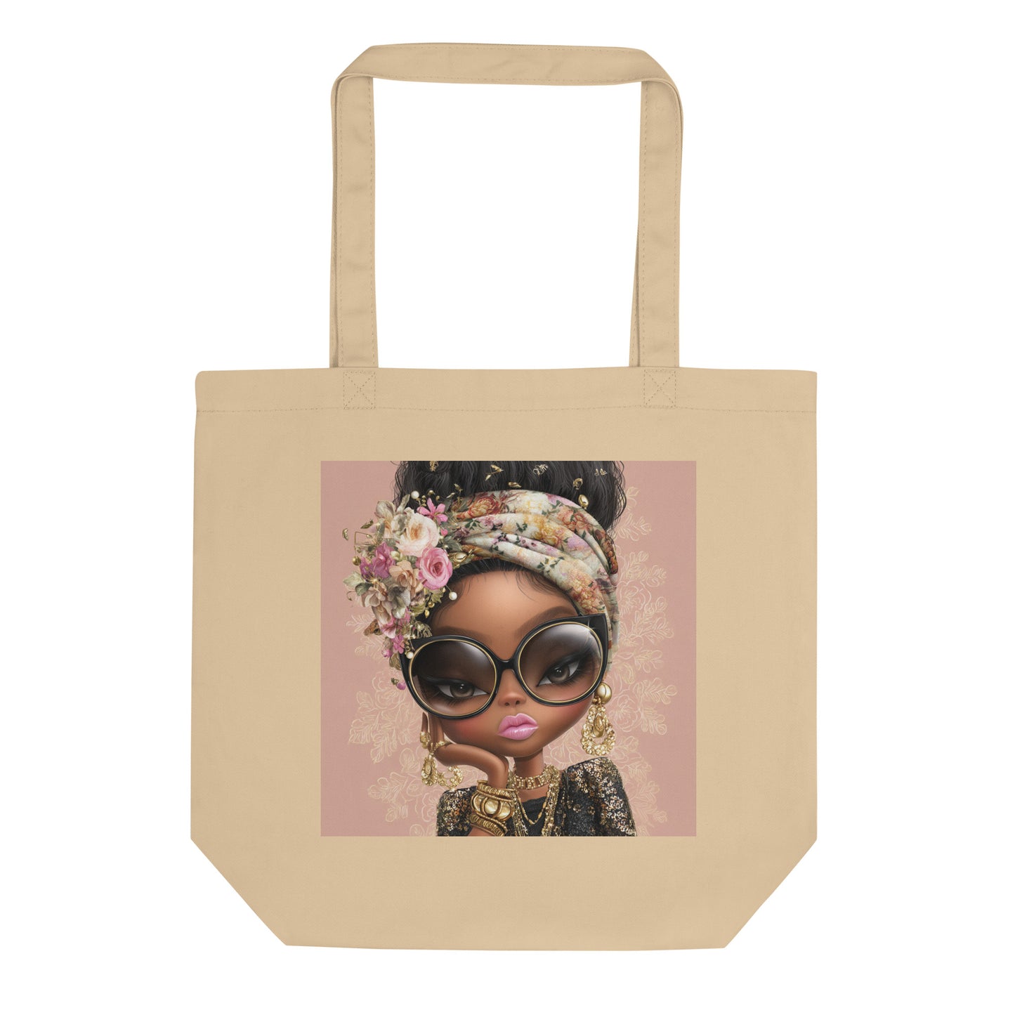 Tote Bag Bio "GIRLY" - Beige - French Bazar - 6495803_10458