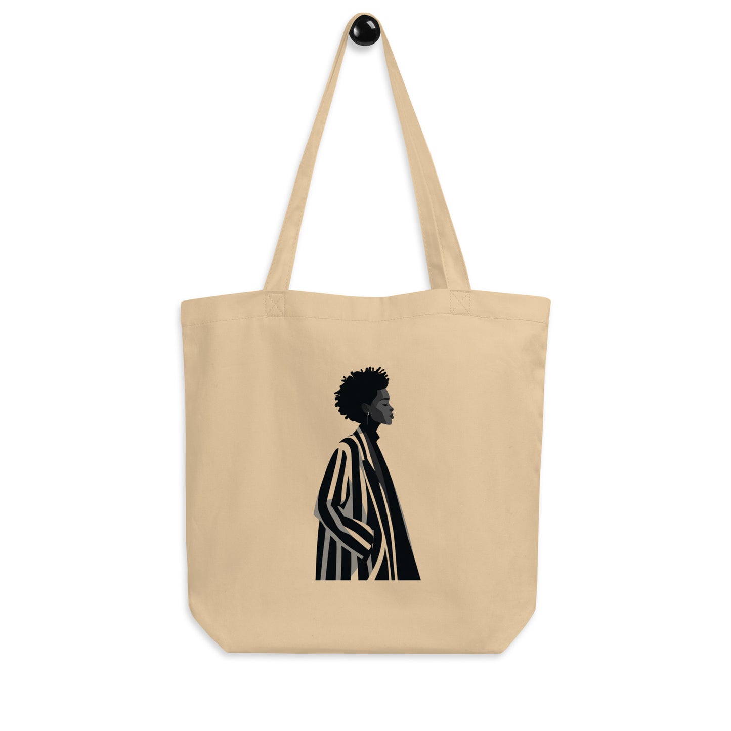 Tote Bag Bio "STRIPE WOMAN" - Beige - French Bazar - 8389756_10458