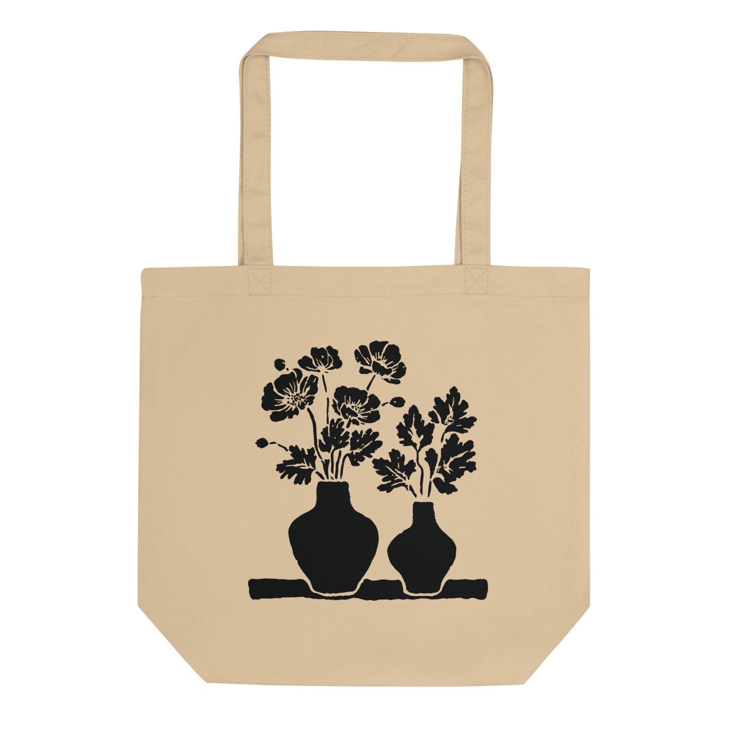 Tote Bag Bio "VASES" - Beige - French Bazar - 2480622_10458