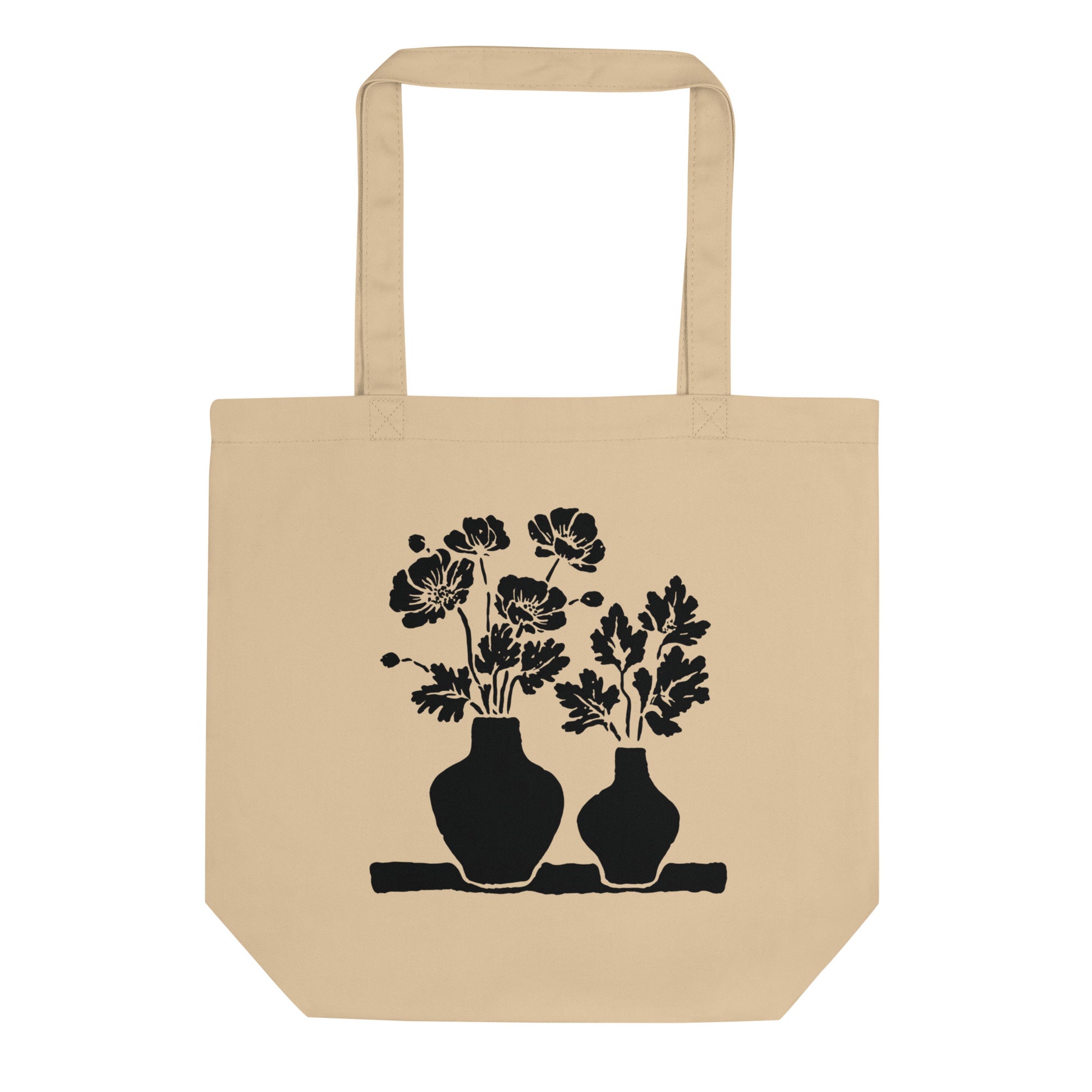 Tote Bag Bio "VASES" - Beige - French Bazar - 2480622_10458