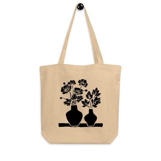 Tote Bag Bio "VASES" - Beige - French Bazar - 2480622_10458