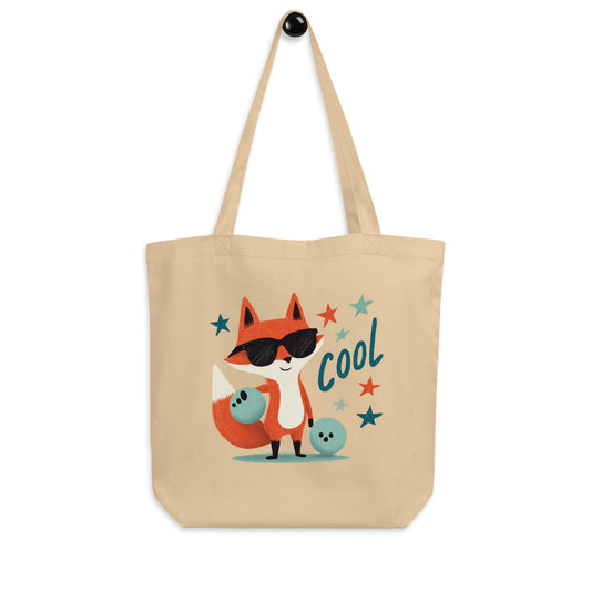 Tote Bag Bio "COOL FOX" - Beige - French Bazar - 5114608_10458