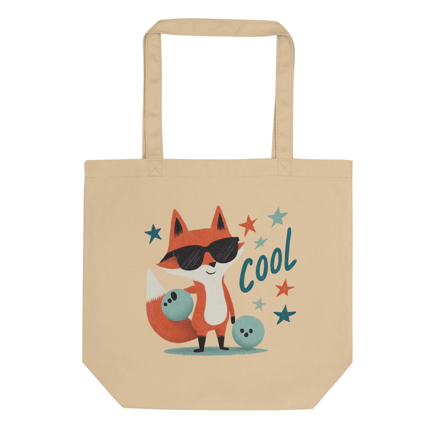 Tote Bag Bio "COOL FOX" - Beige - French Bazar - 5114608_10458