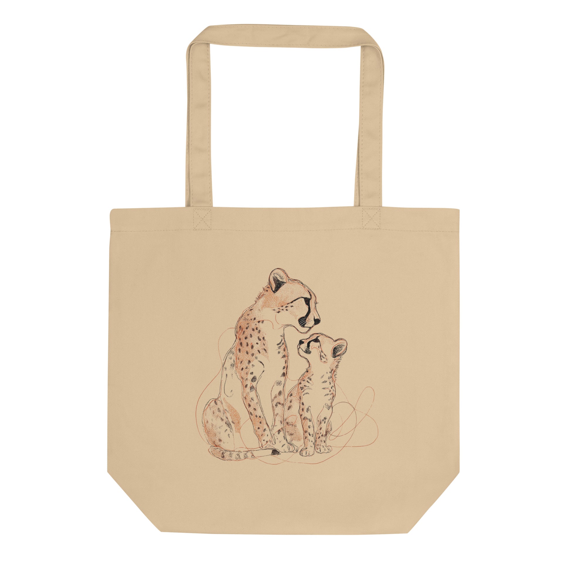 Tote Bag Bio "CHEETAHS" - Beige - French Bazar - 8632813_10458