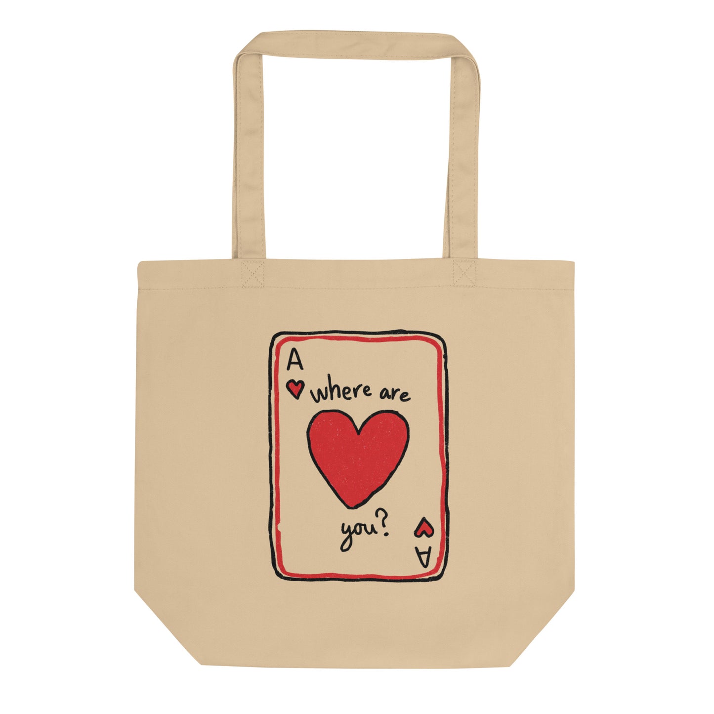 Tote Bag Bio "WHERE ARE YOU?" - Beige - French Bazar - 1259496_10458