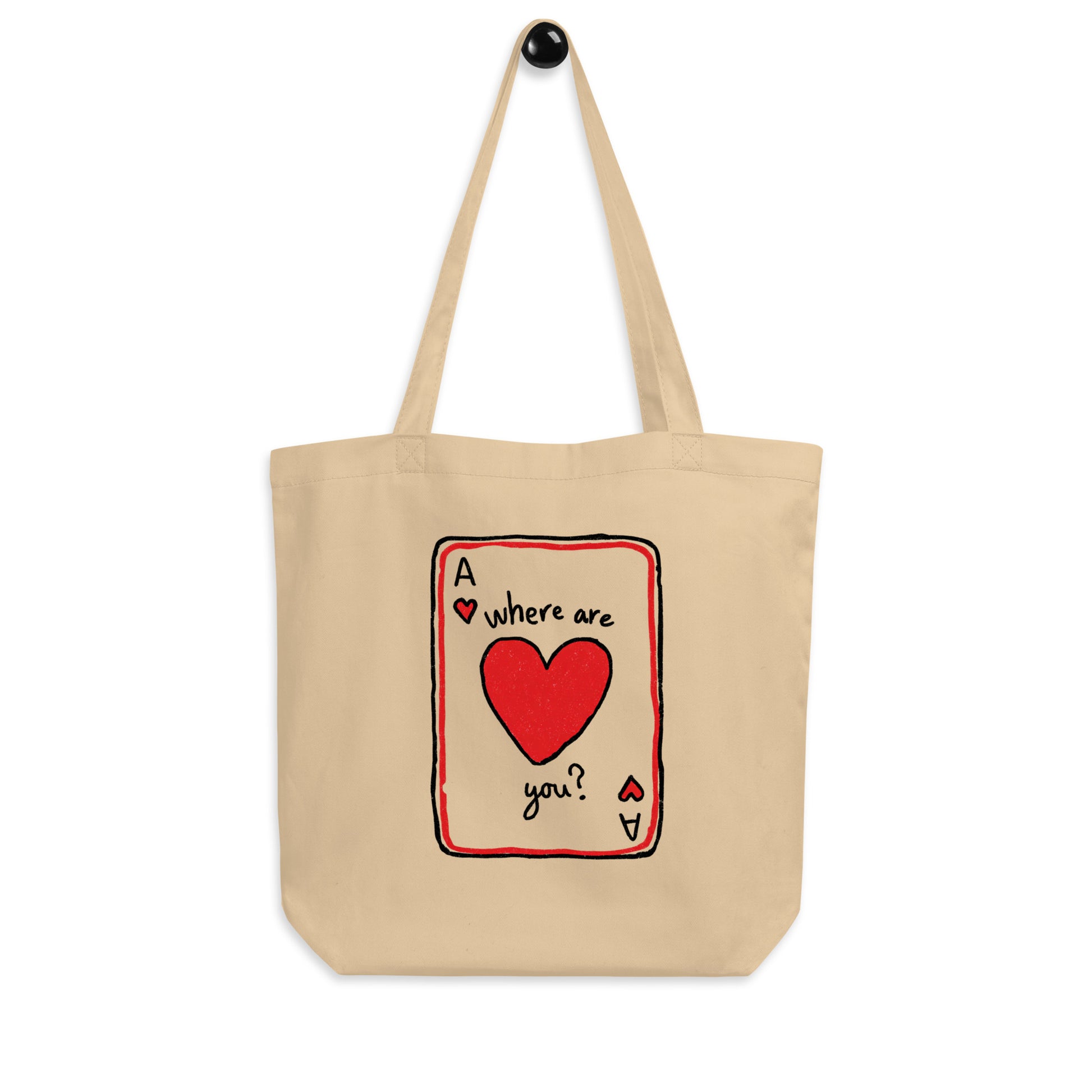 Tote Bag Bio "WHERE ARE YOU?" - Beige - French Bazar - 1259496_10458