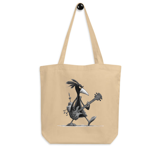 Tote Bag Bio "GUITAR BIRD" - Beige - French Bazar - 6277679_10458