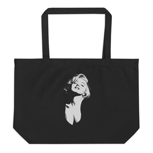 Grand Tote Bag Bio "MOVIE STAR" - Noir - French Bazar - 6562536_10732