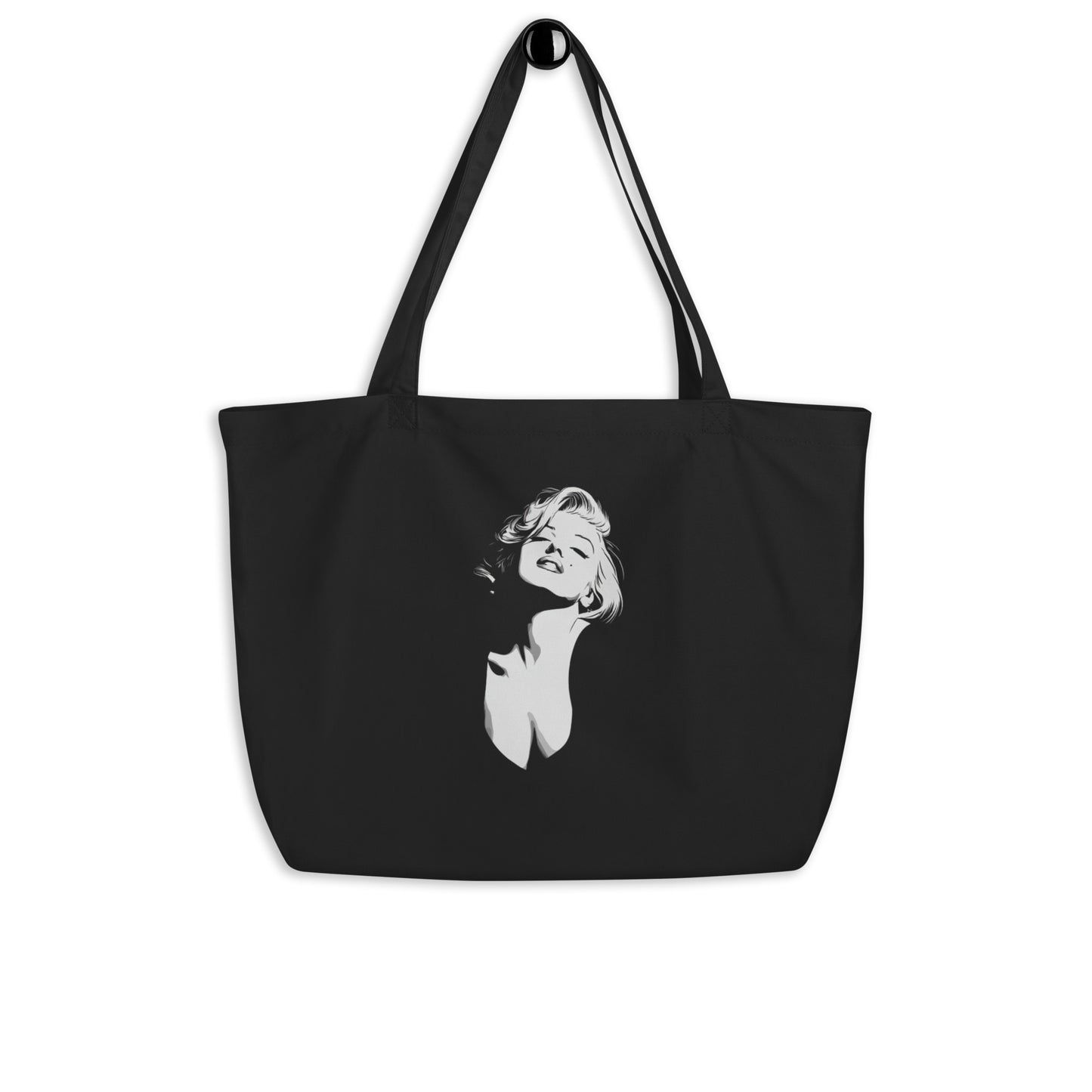Grand Tote Bag Bio "MOVIE STAR" - Noir - French Bazar - 6562536_10732