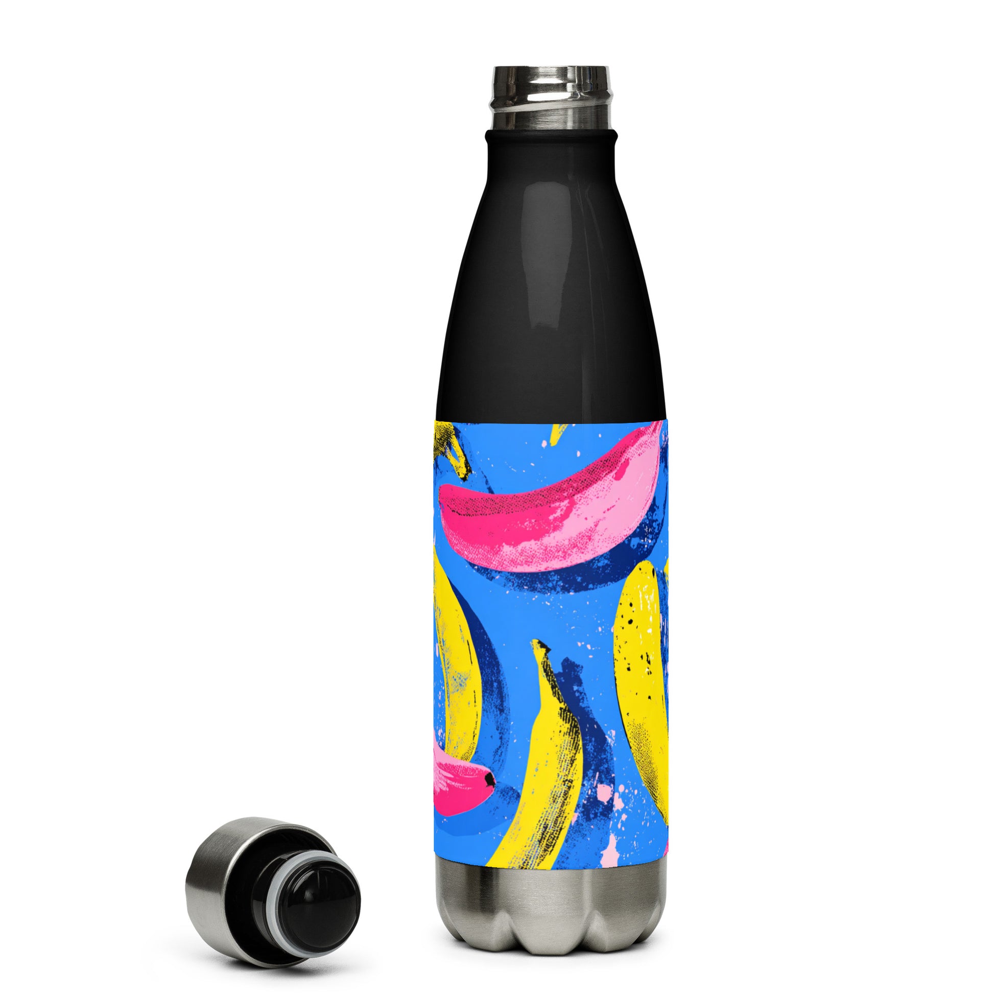 Bouteille isotherme "BANANAS" - 500ml - Noir ou Blanc - French Bazar - 6255729_16030