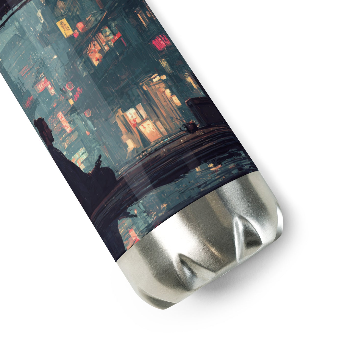 Bouteille isotherme "TOKYO NIGHT" - 500ml - Noir ou Blanc